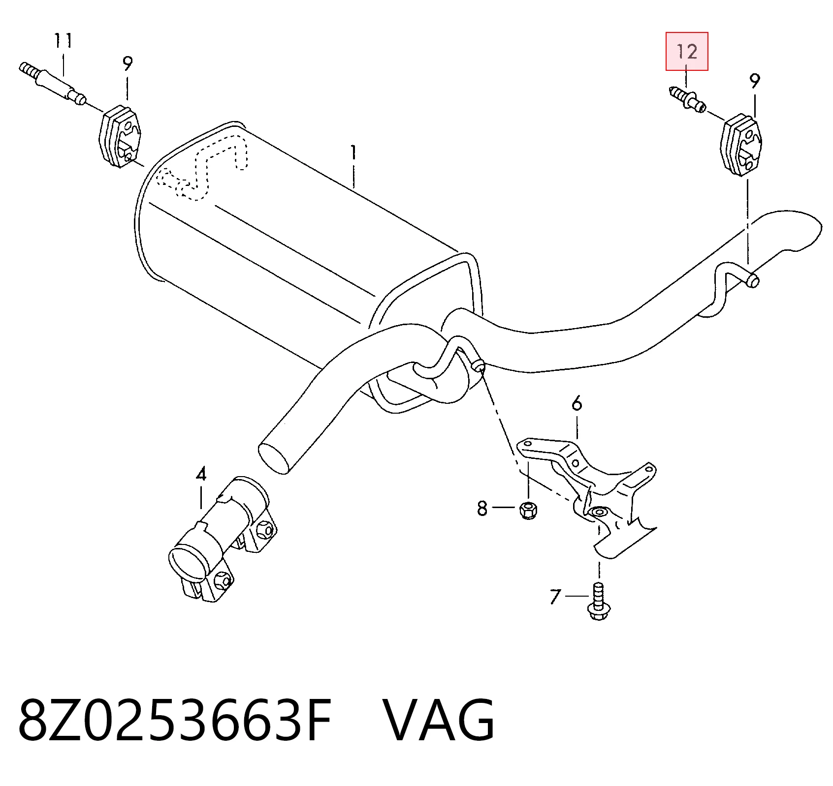 8Z0253663F VAG