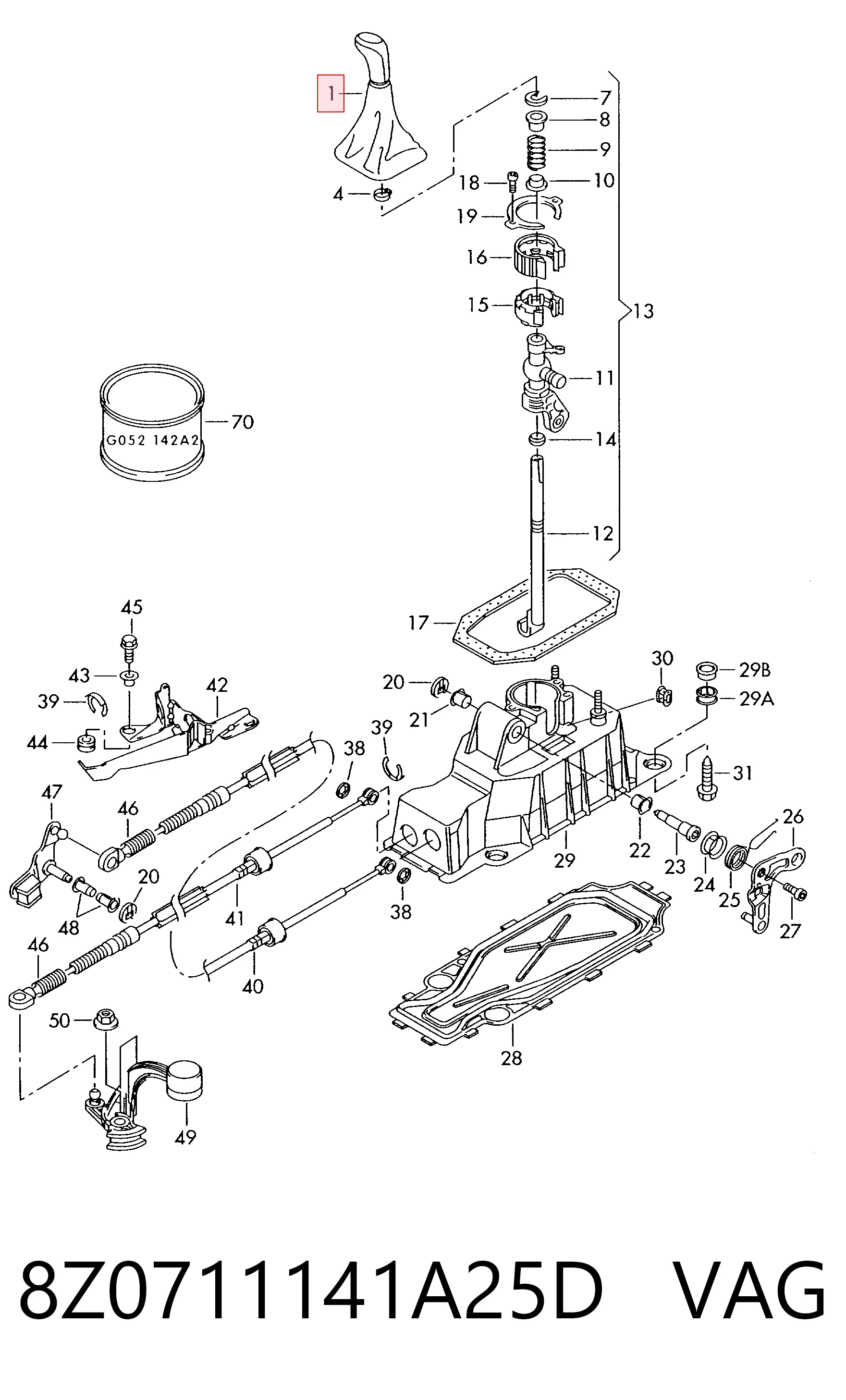8Z0711141A25D VAG