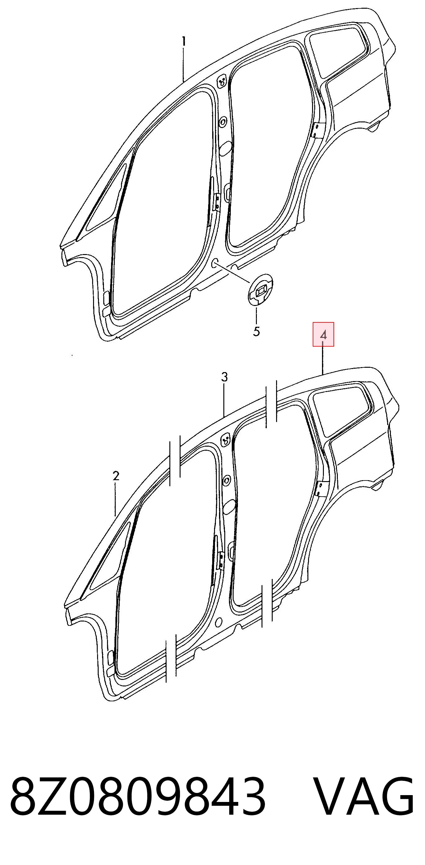 8Z0809843 VAG