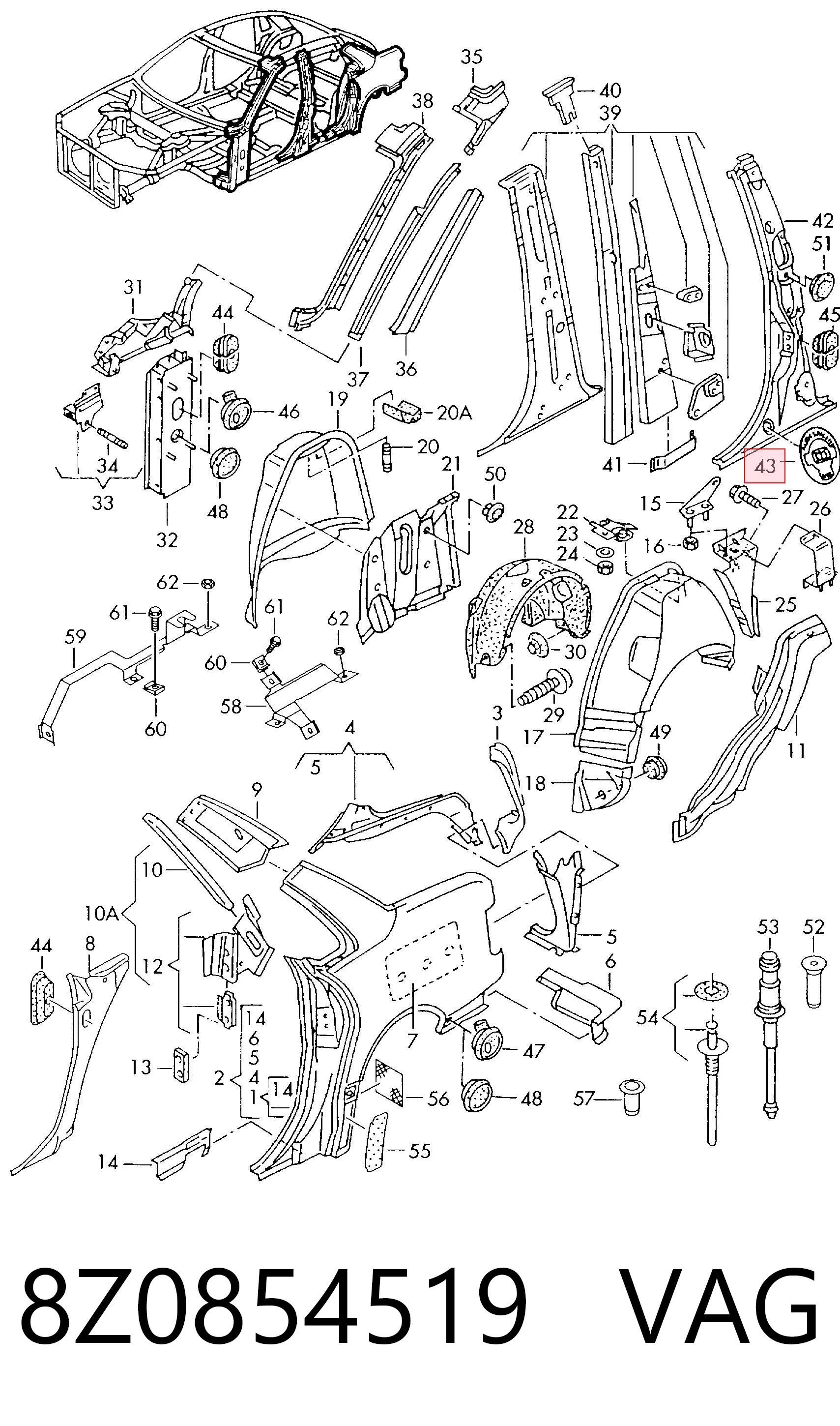 8Z0854519 VAG 