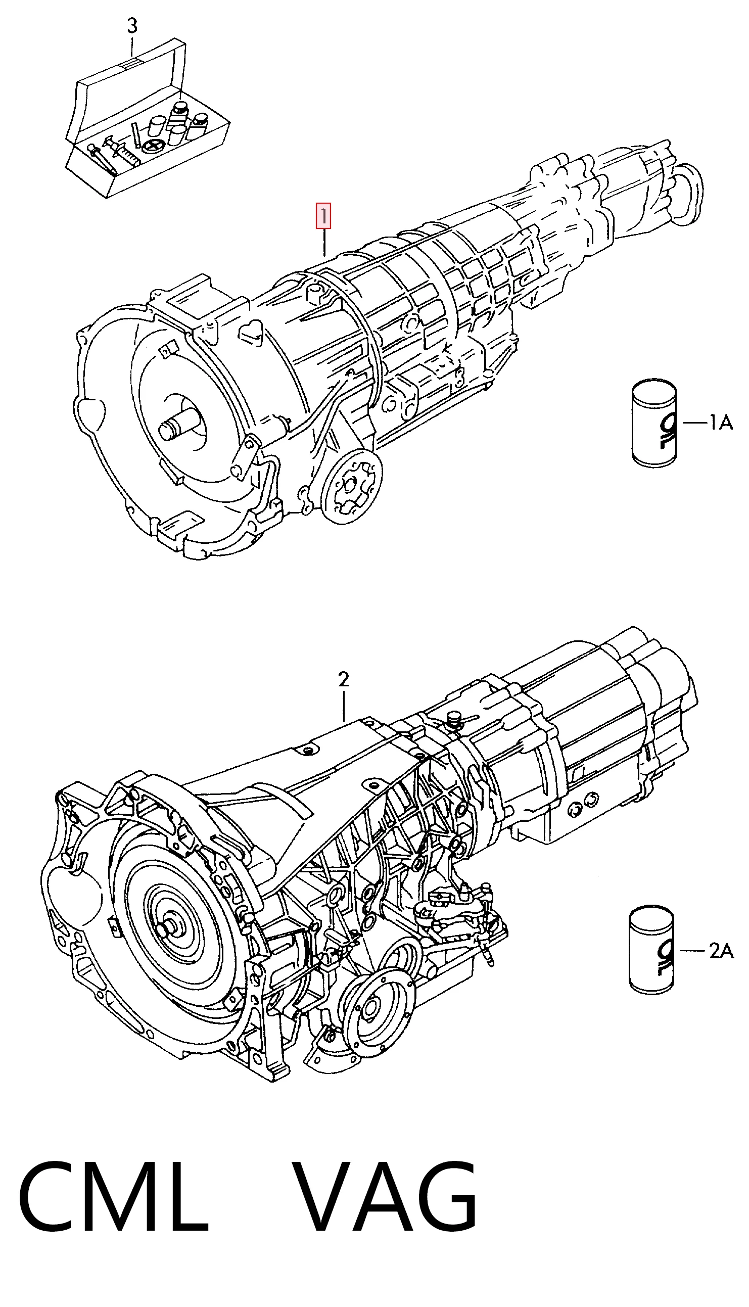Коробка передач автомат Audi A8 D2 седан (4D2, 4D8) (1994 - 2005) цена, от 423.73 USD