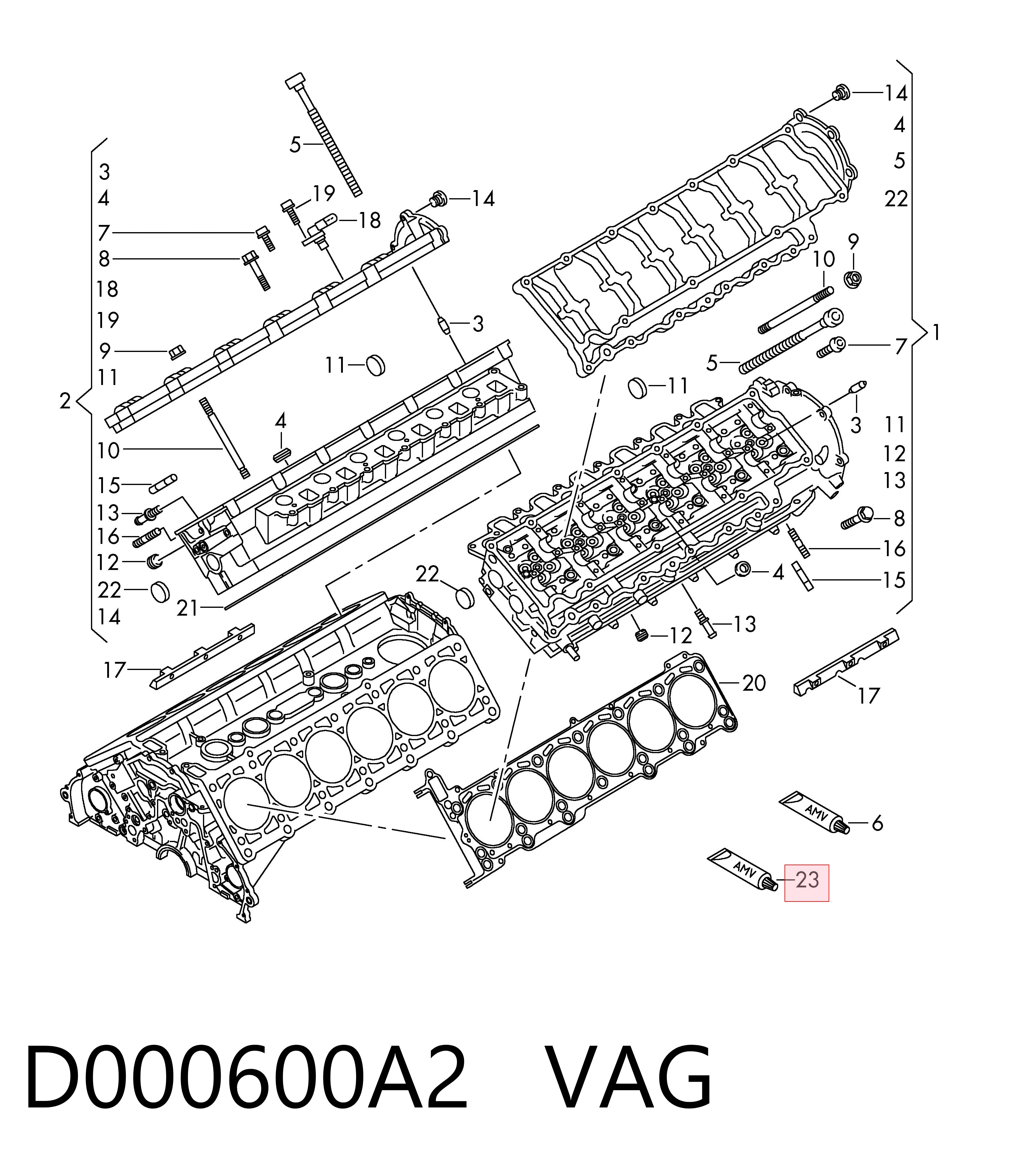 D000600A2 VAG Герметик синий, уксусный