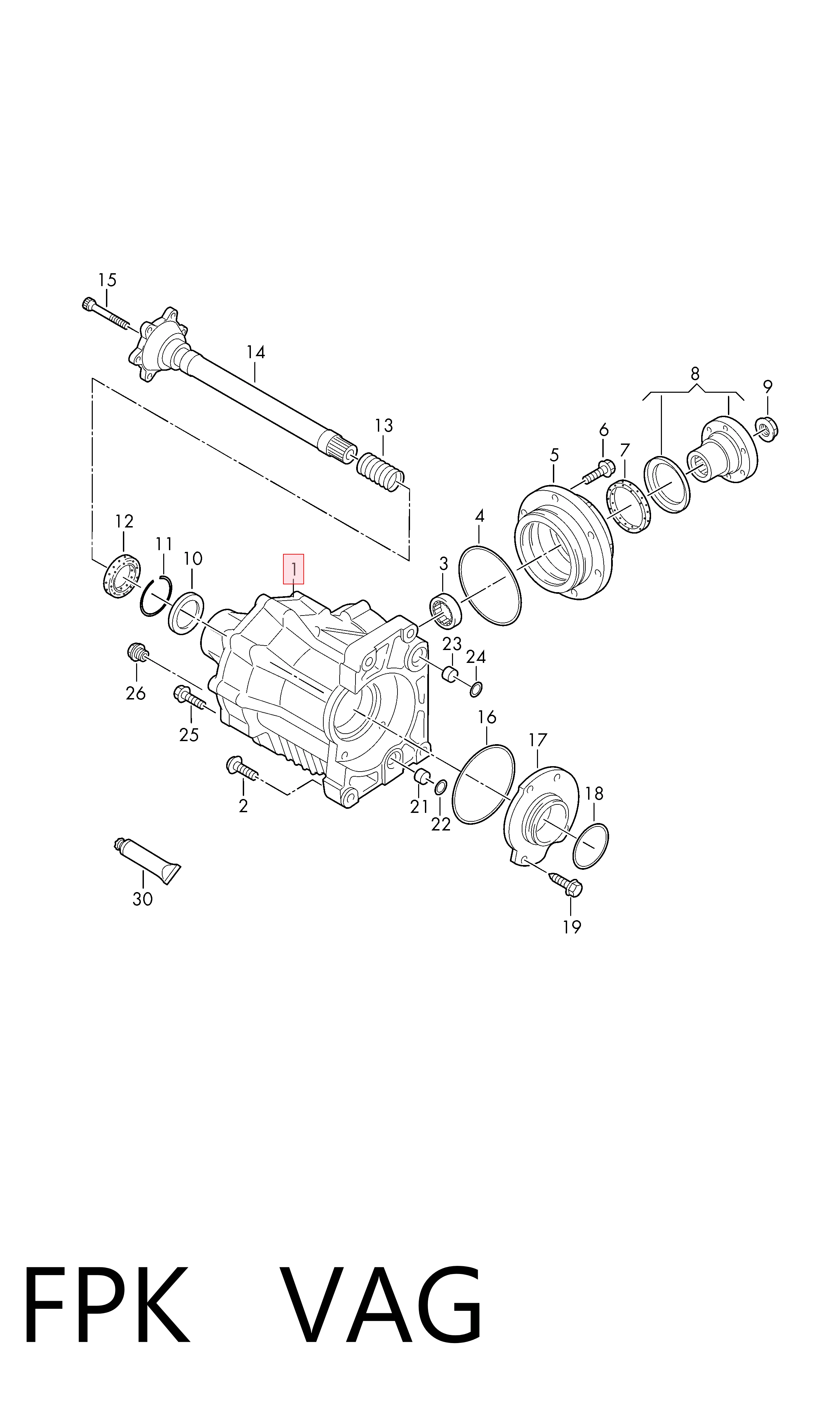 Раздатка, коробка раздаточная на Seat Alhambra  7V8, 7V9