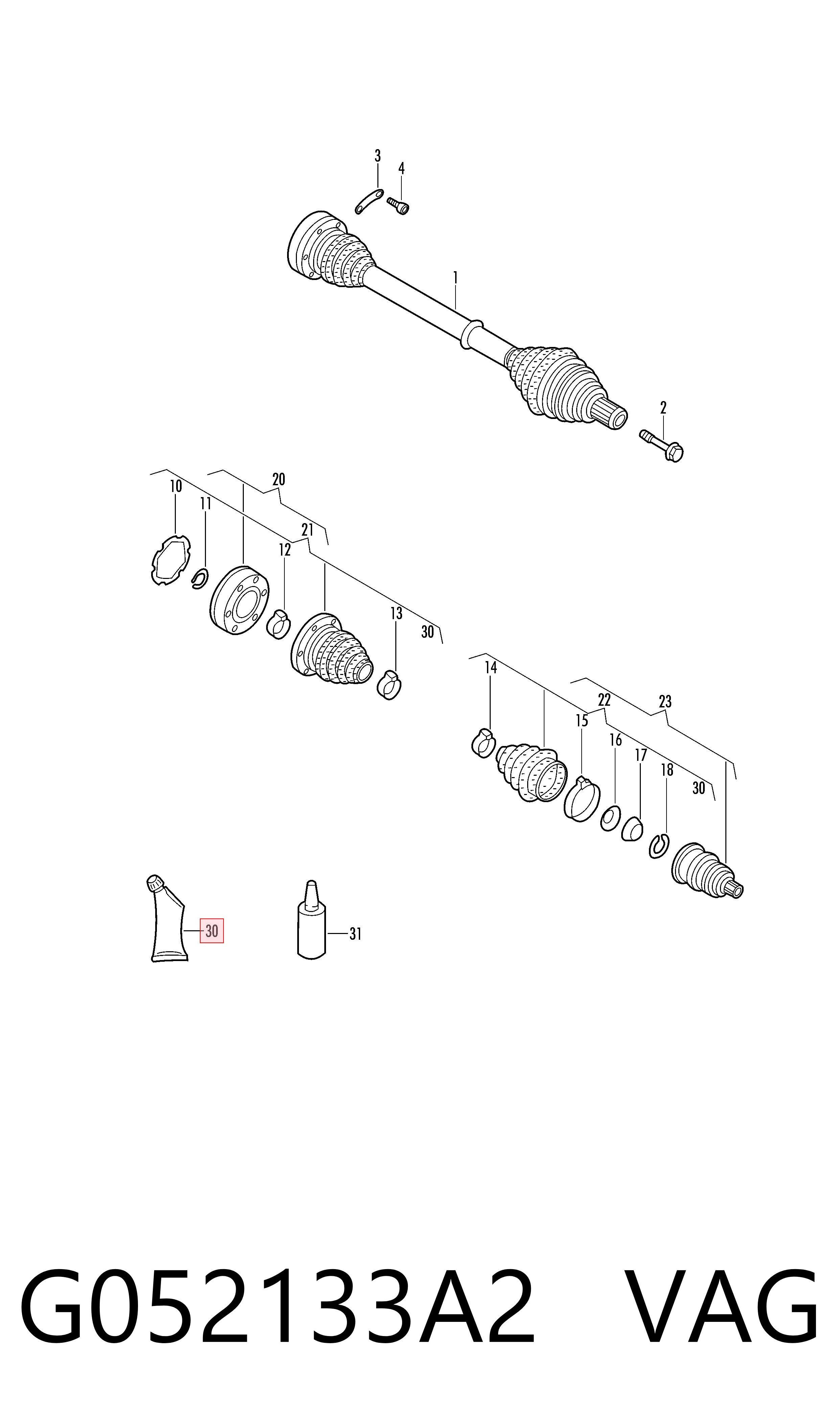 Смазка универсальная VAG G052133A2