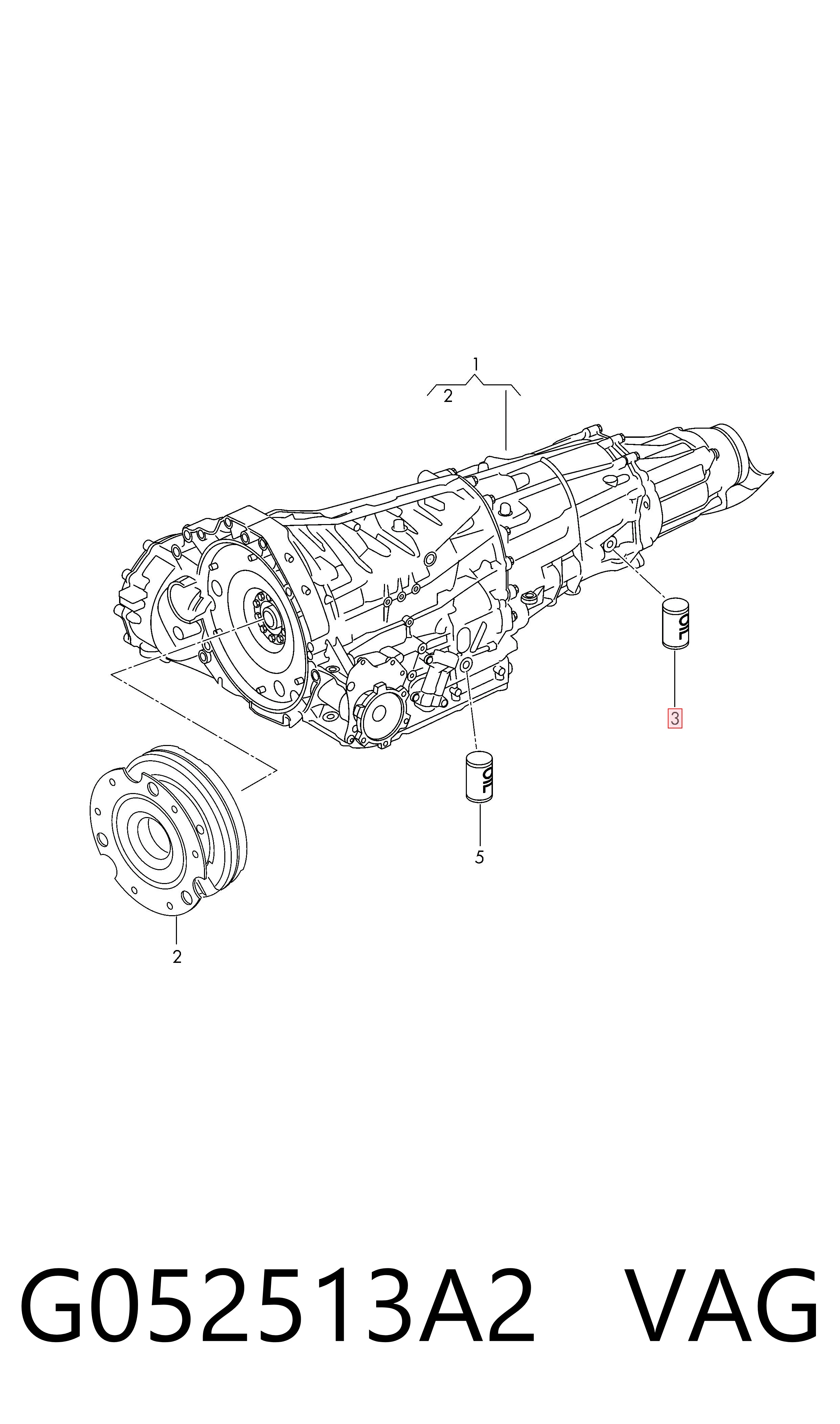 Масло трансмиссии VAG G052513A2