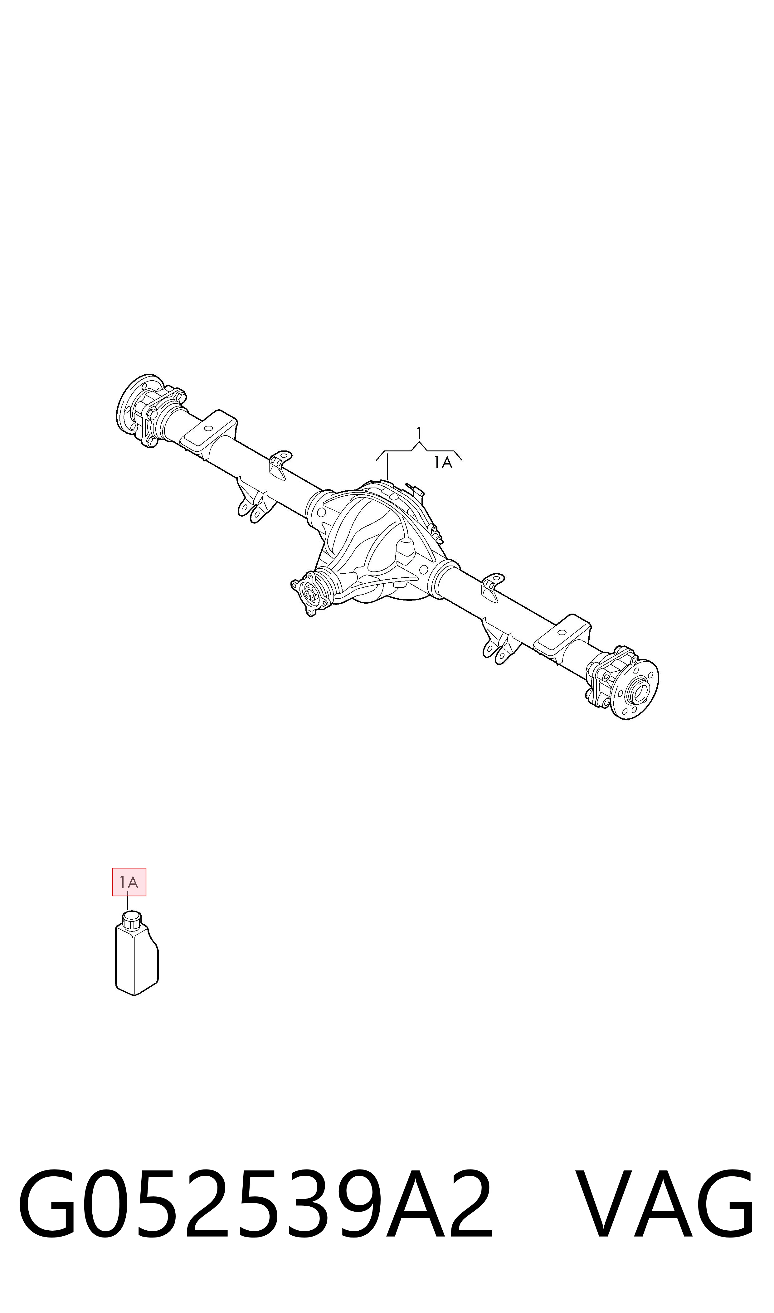 Масло трансмиссии VAG G052539A2