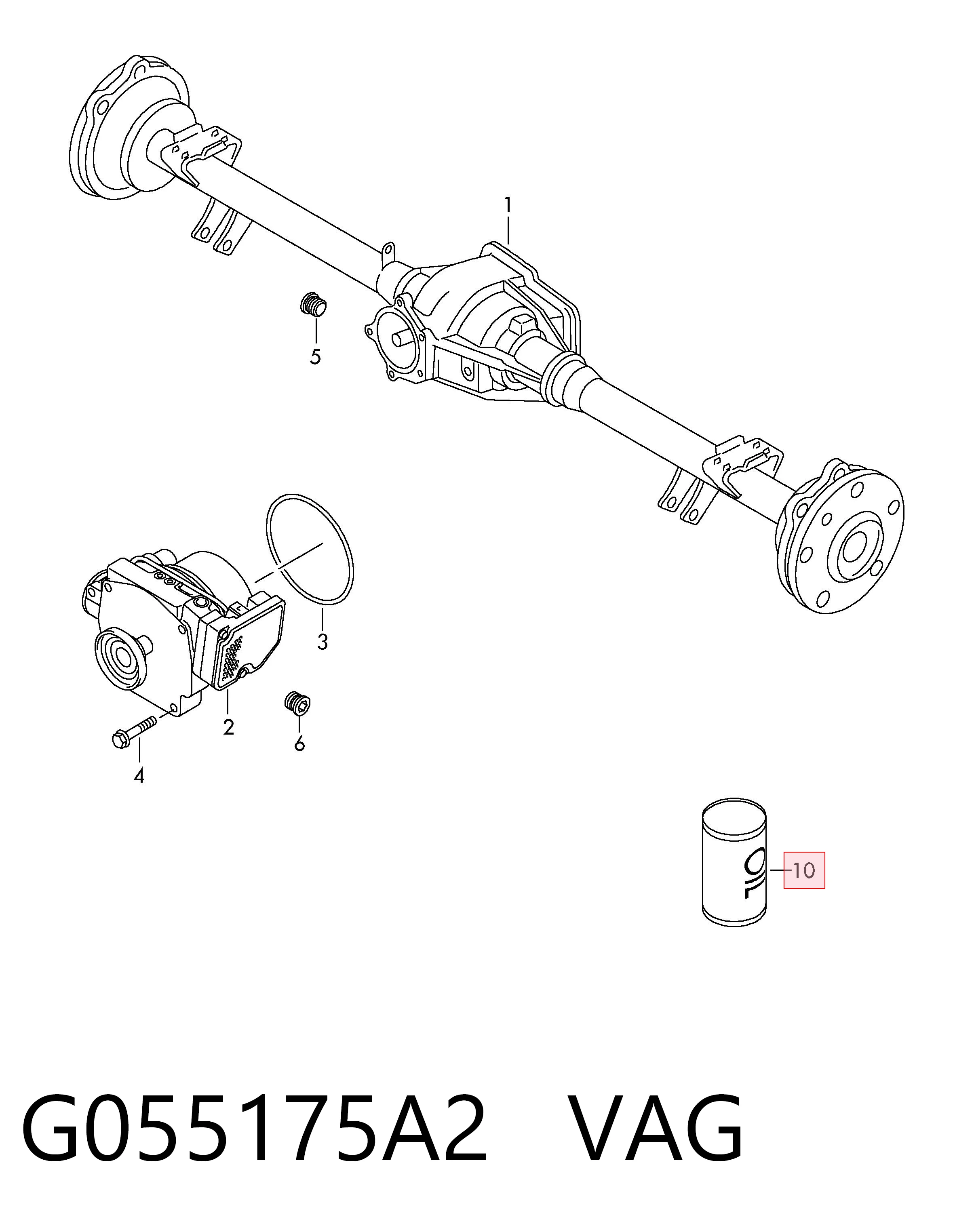 Трансмиссионное масло G055175A2 VAG