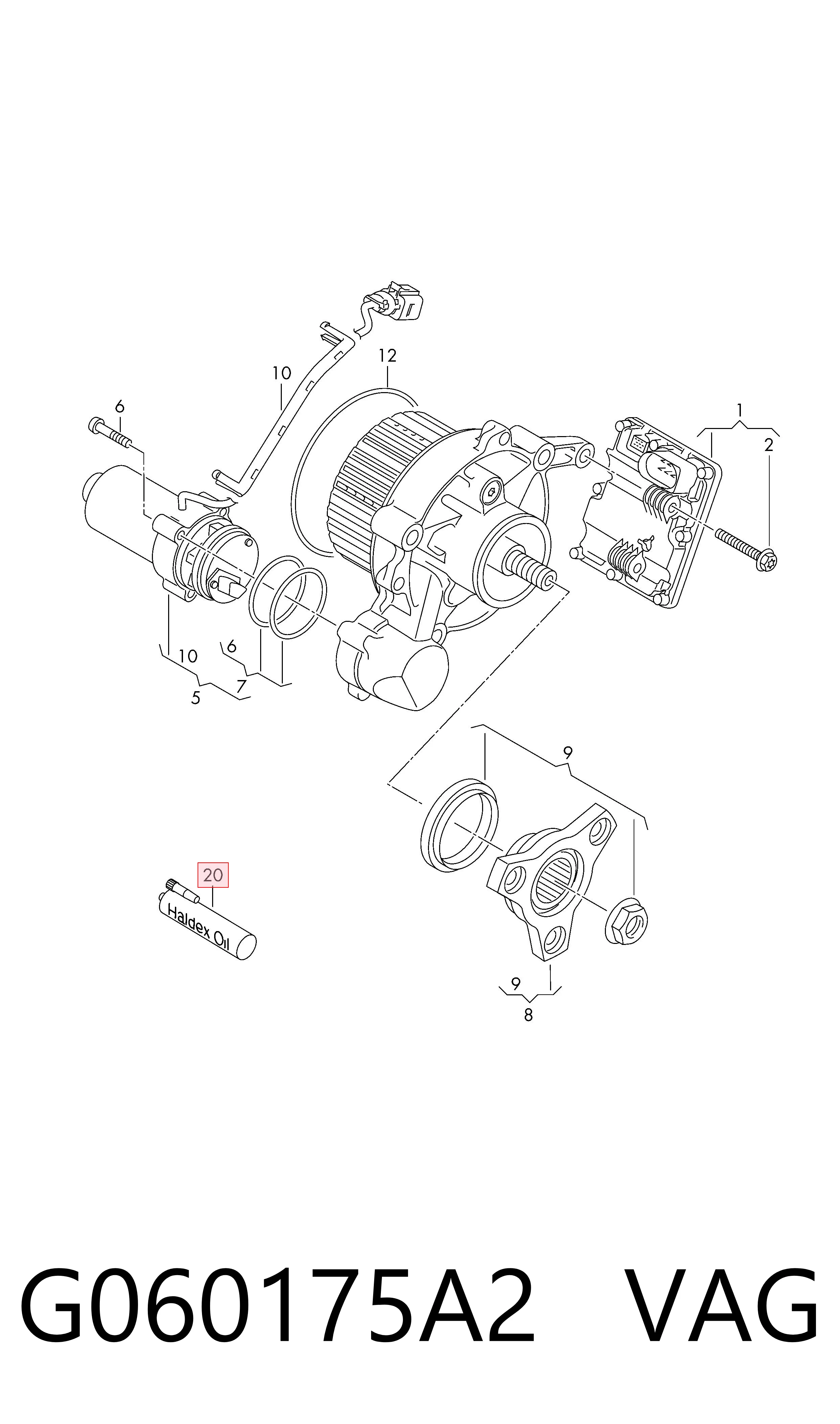 G060175A2 VAG Масло в коробку передач