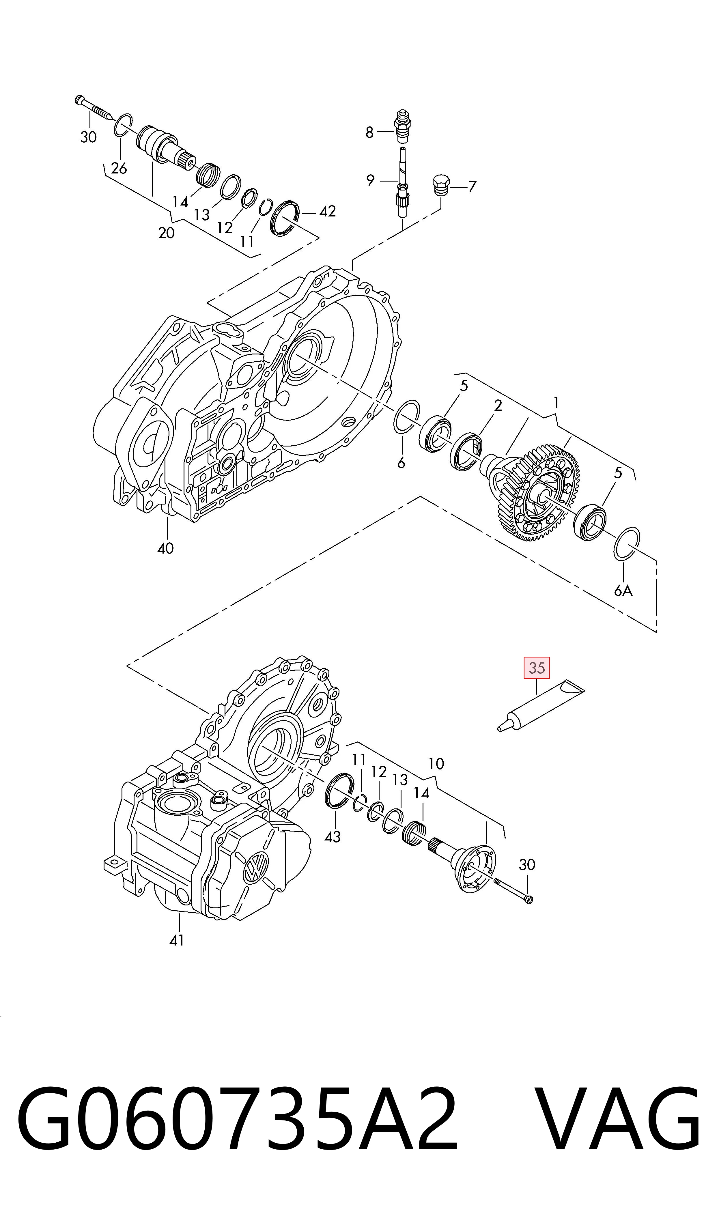 Смазка универсальная VAG G060735A2