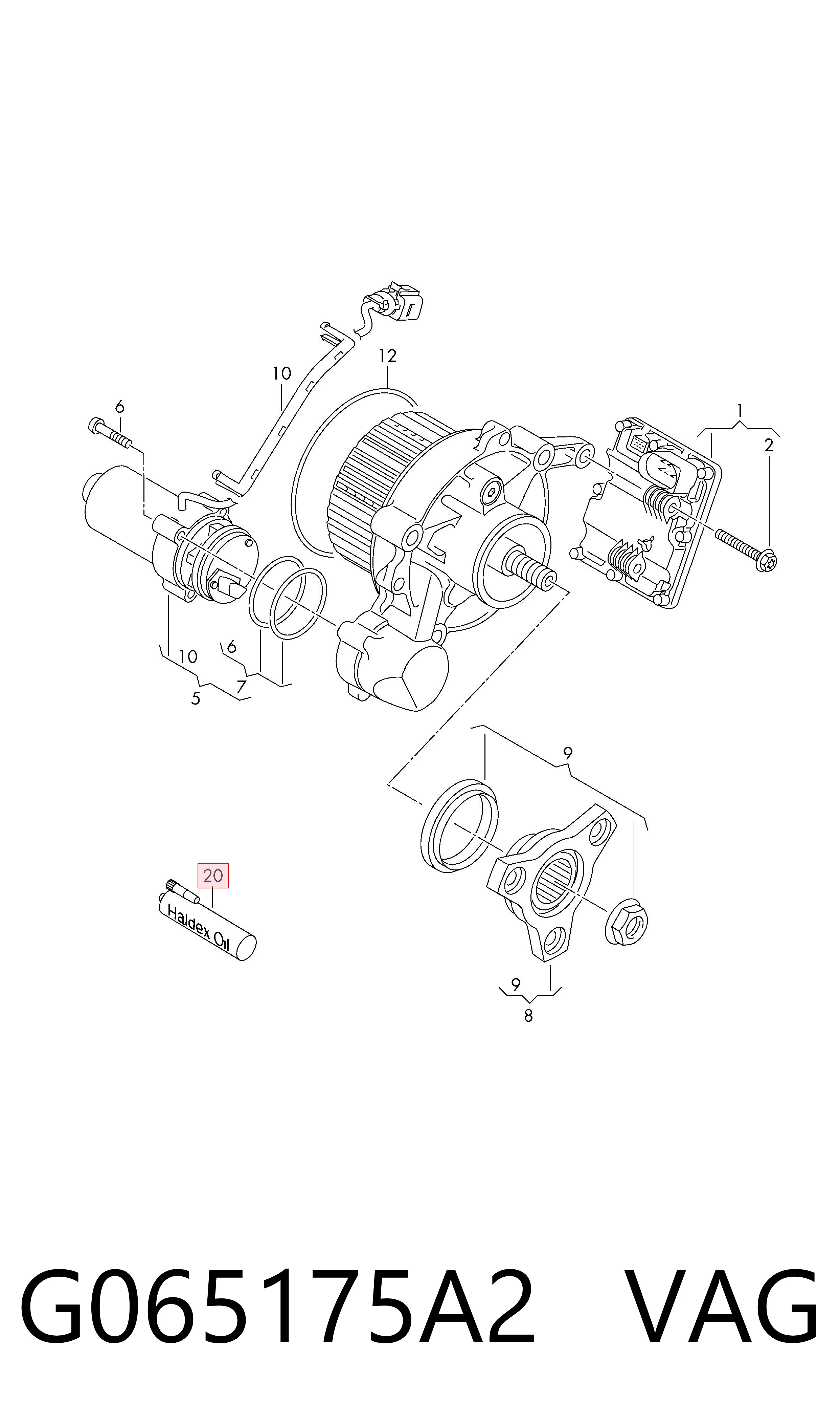 Масло трансмиссии VAG G065175A2