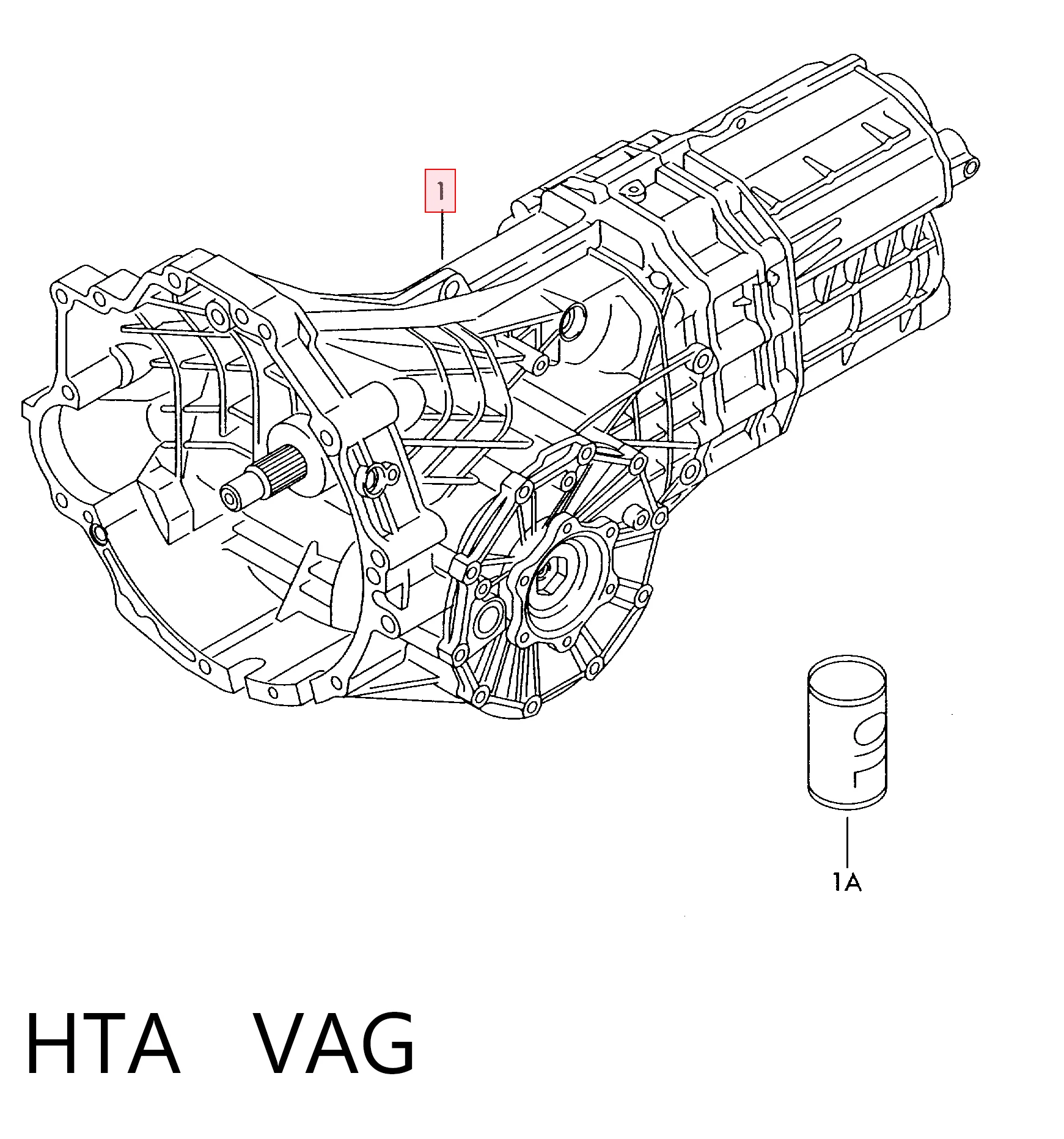 HTA VAG КПП в сборе