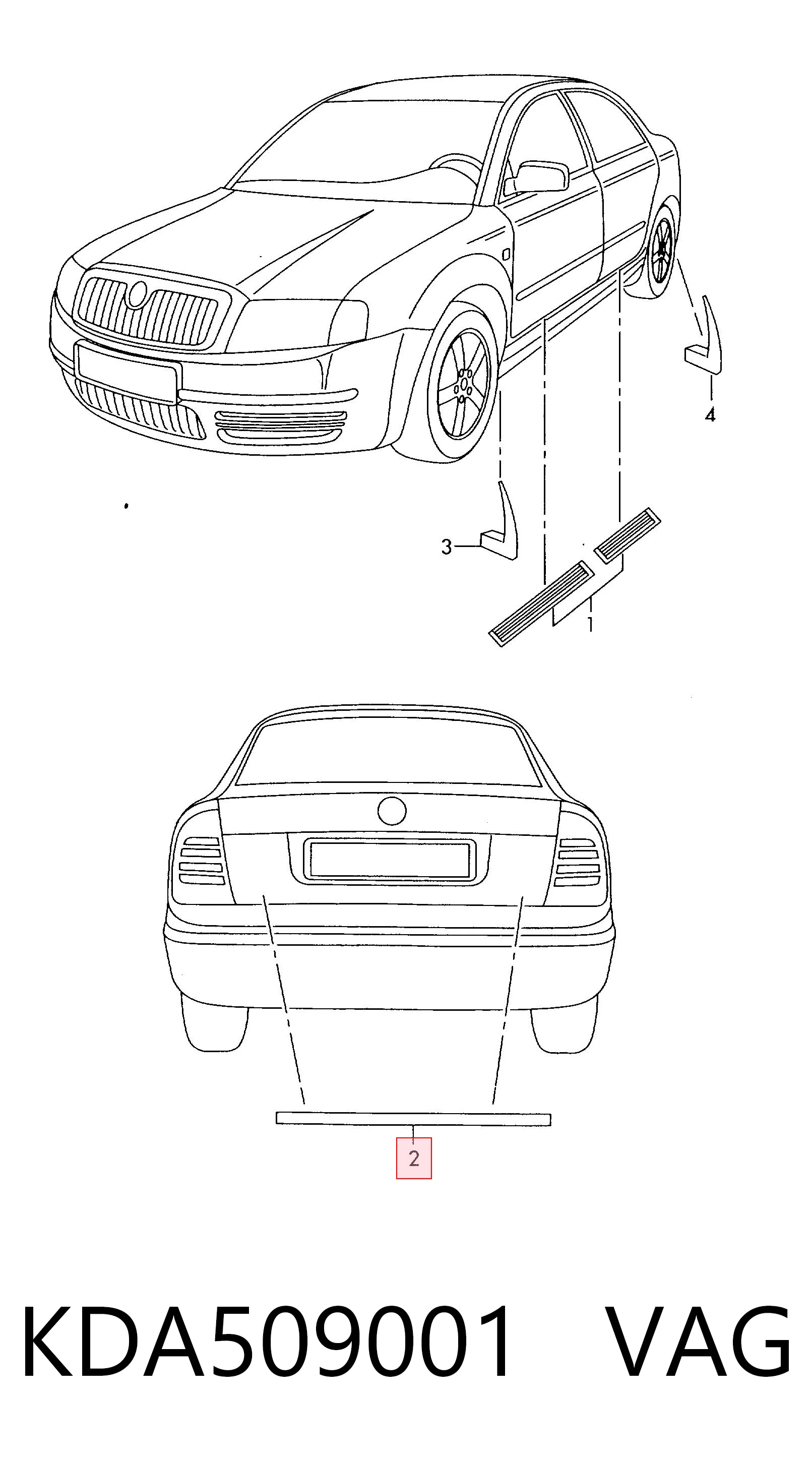 KDA509001 VAG 