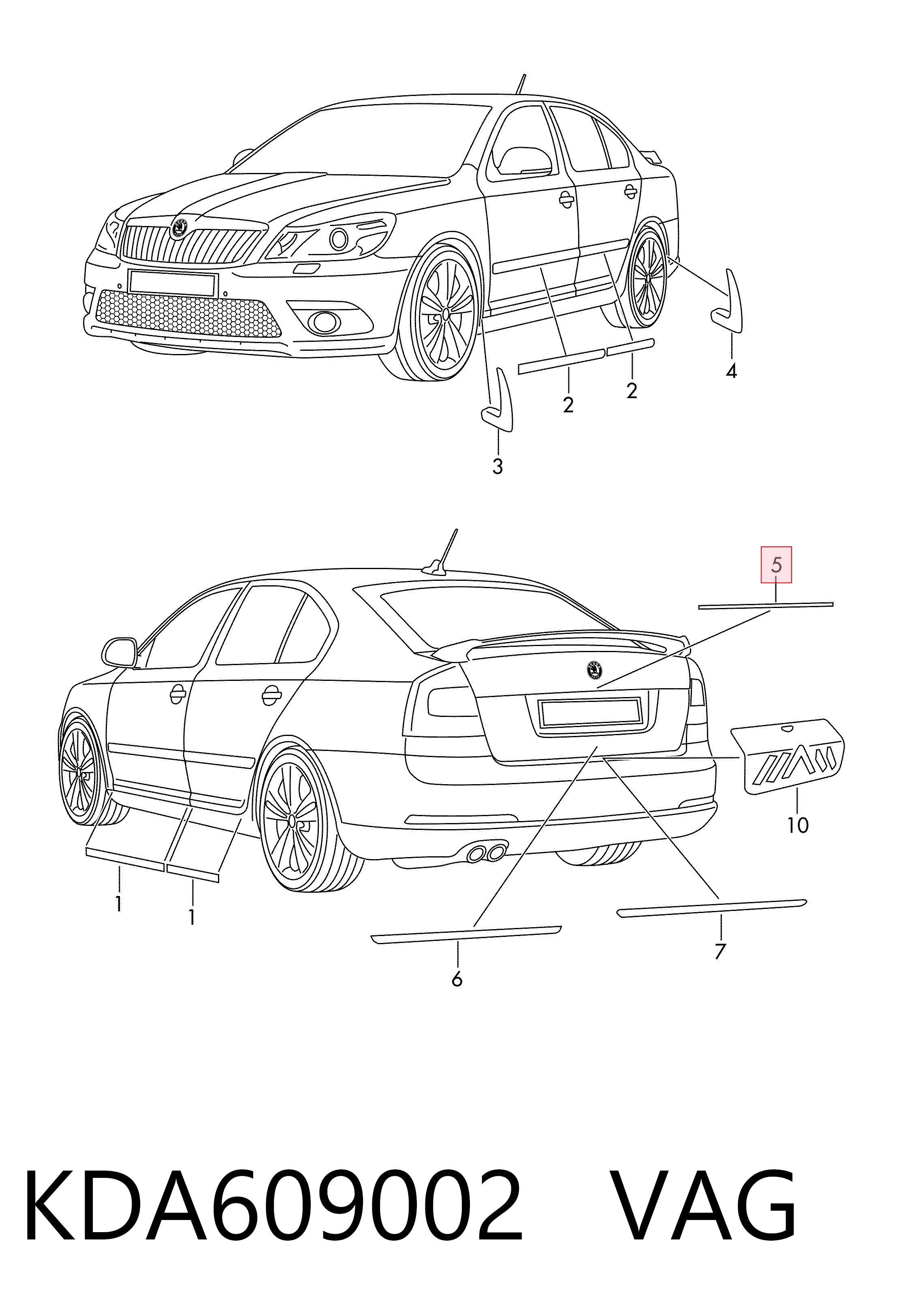 KDA609002 VAG 