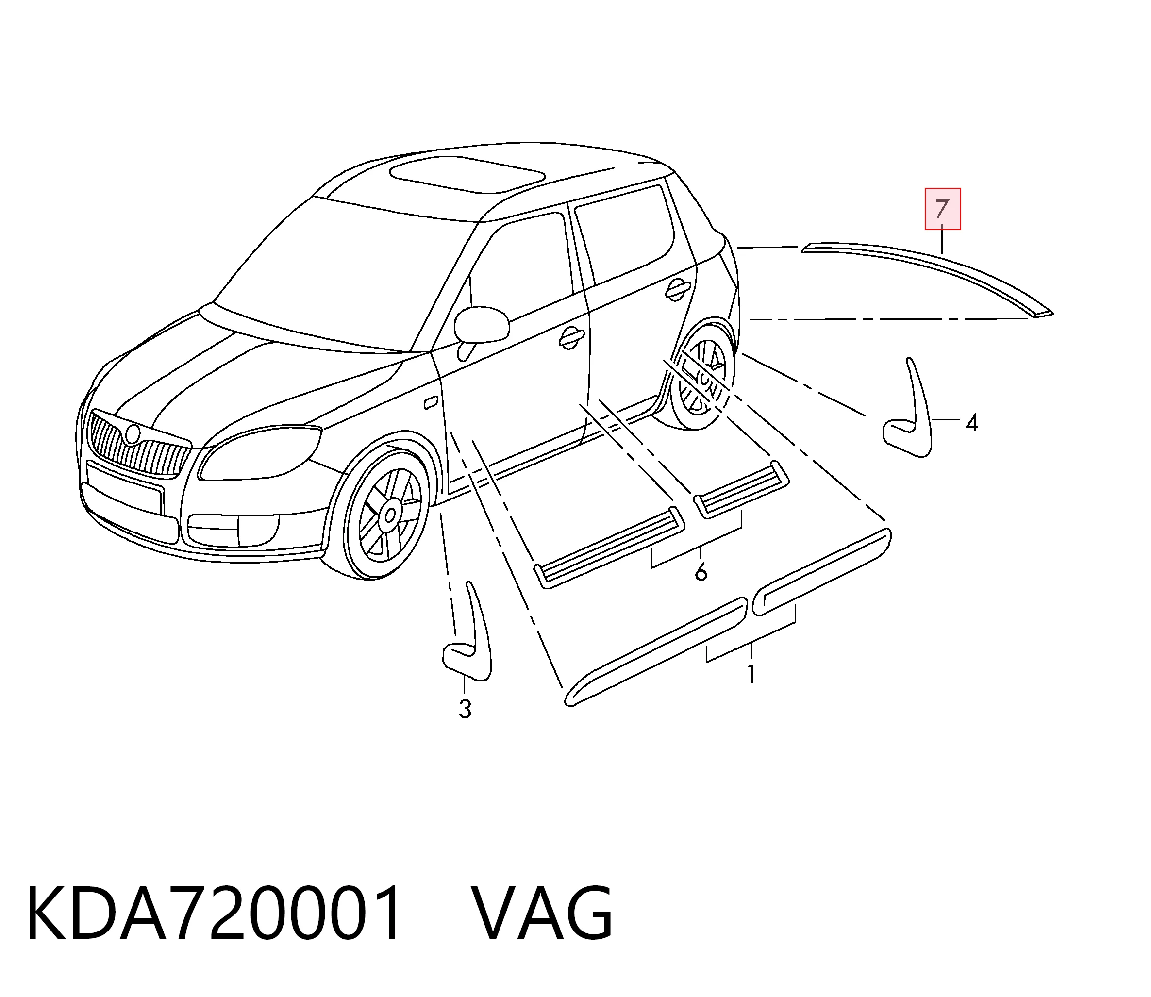 KDA720001 VAG 
