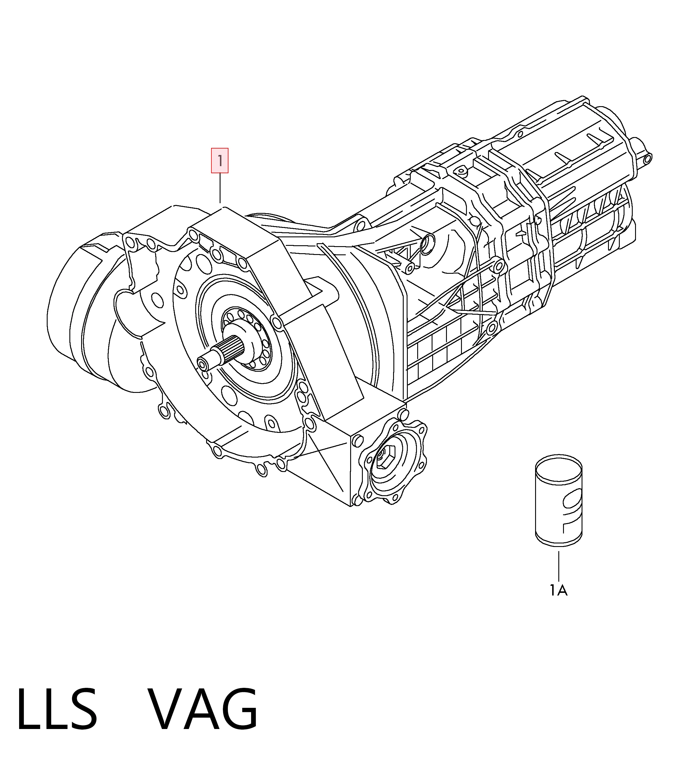 LLS VAG КПП в сборе