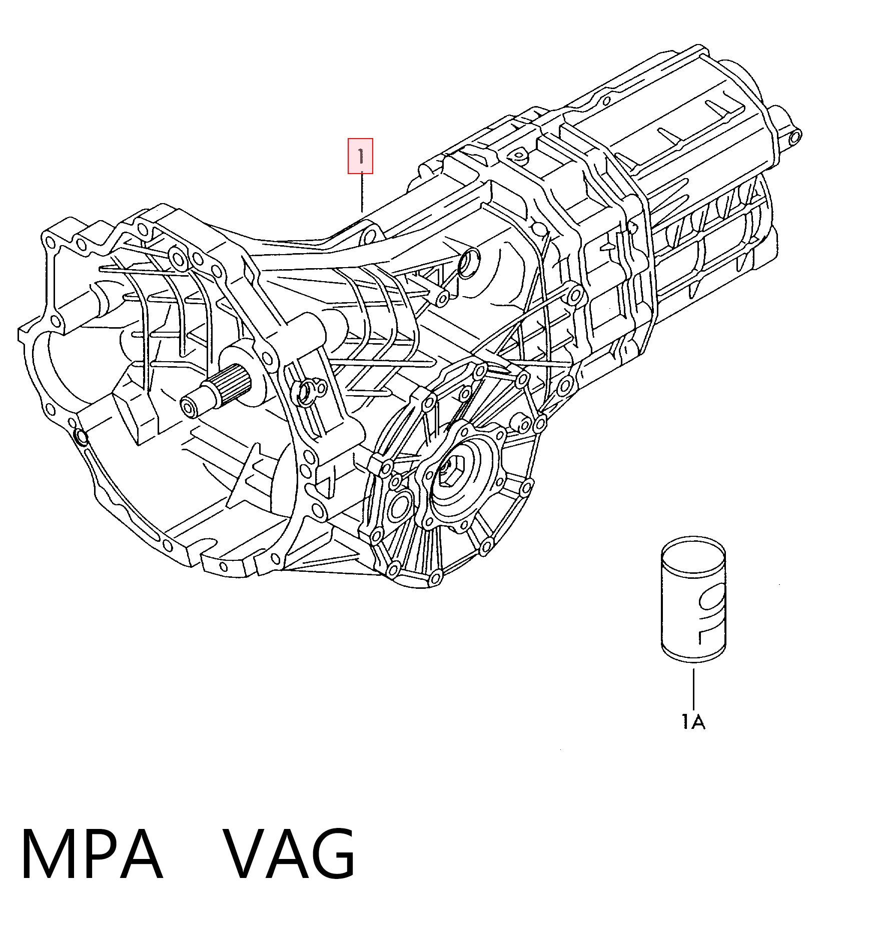 MPA VAG КПП в сборе