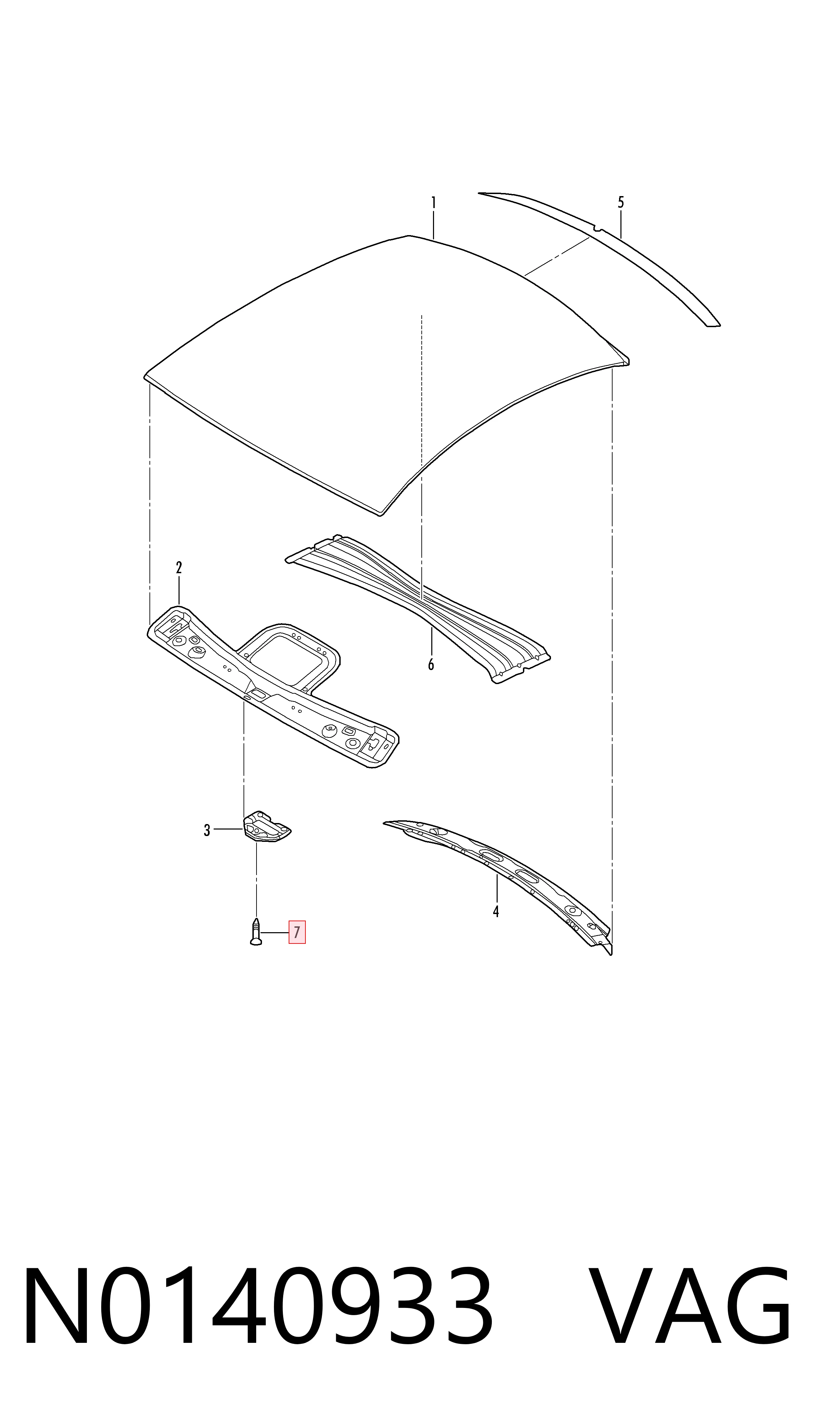  VAG N0140933 цена, от 3.63 USD