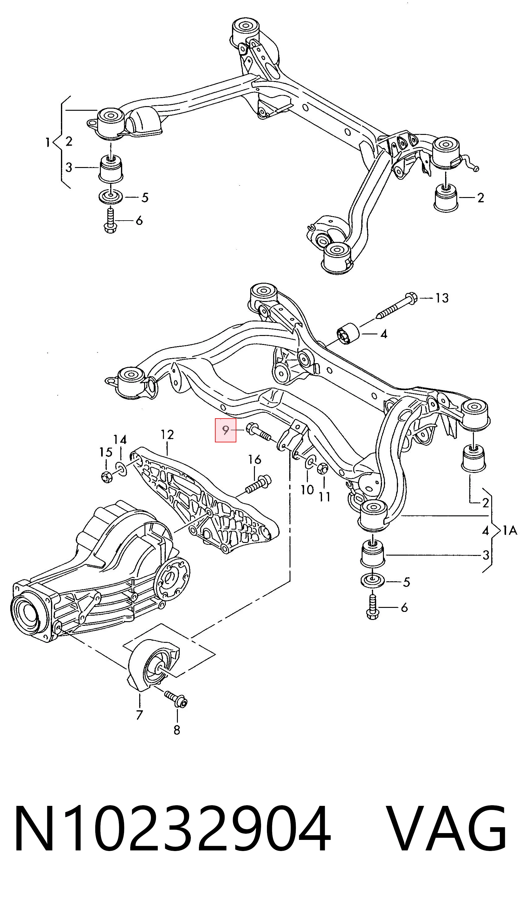  VAG N10232904 цена, от 8.68 USD