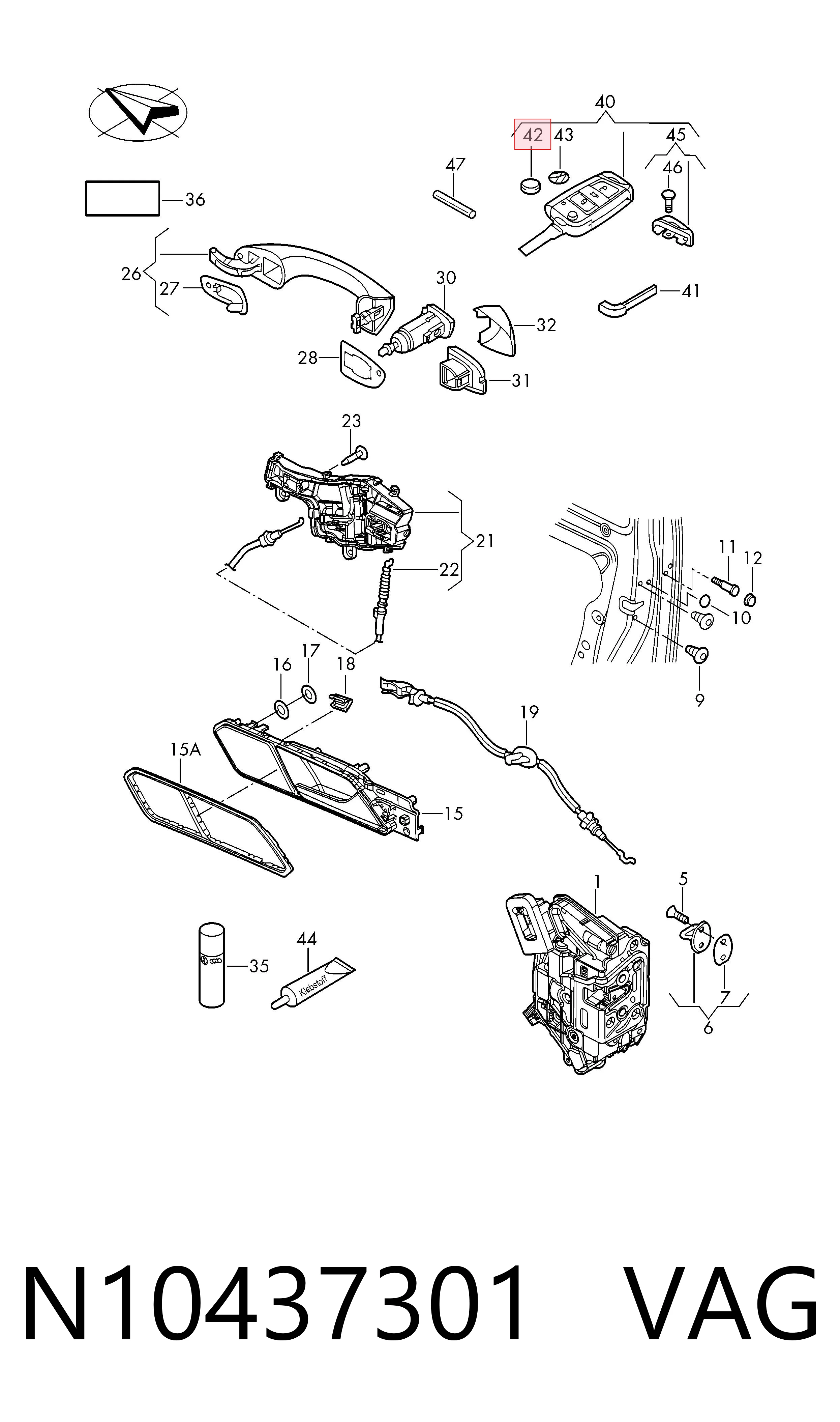  VAG N10437301 цена, от 3.86 USD