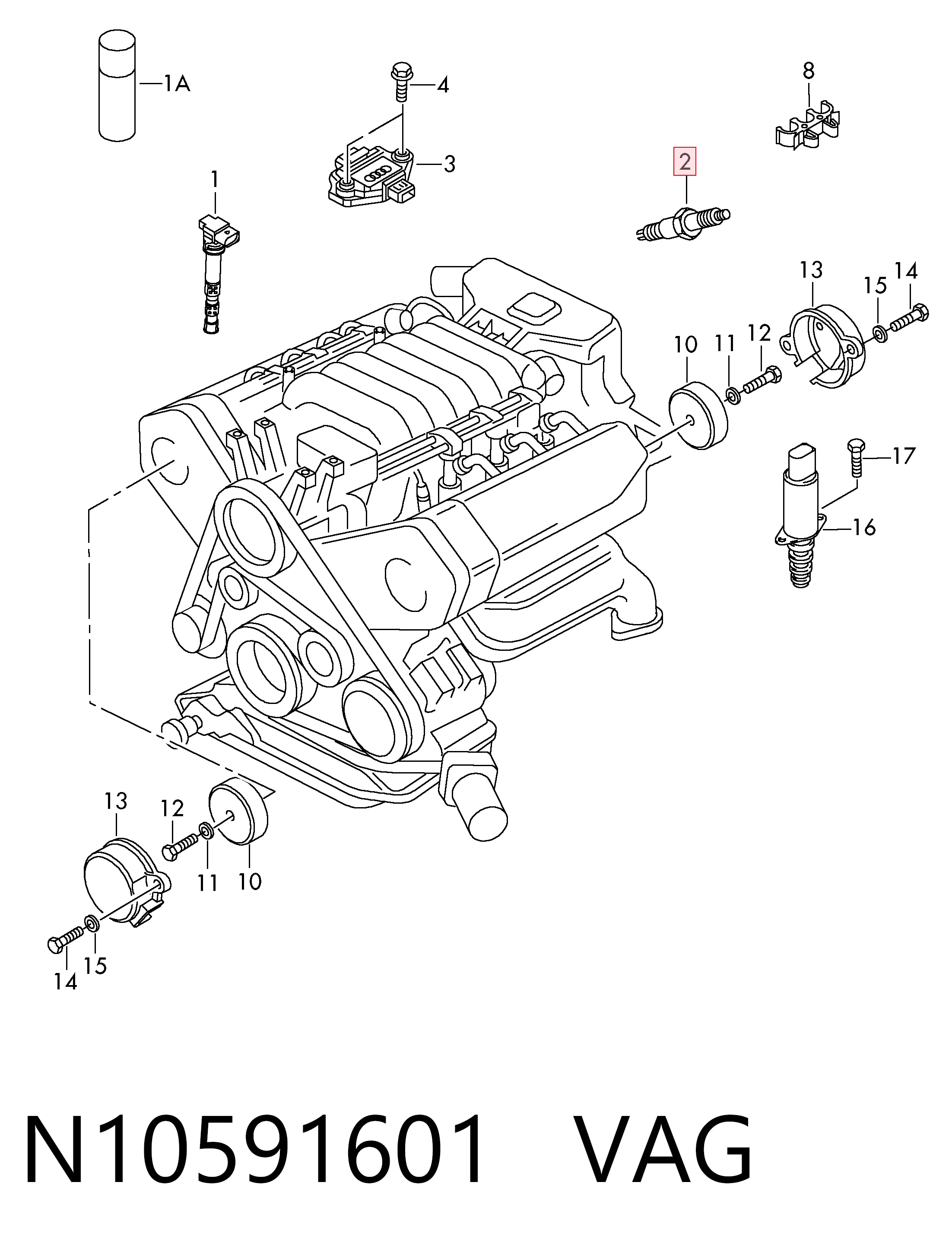 Свеча накала Magneti Marelli UY36A