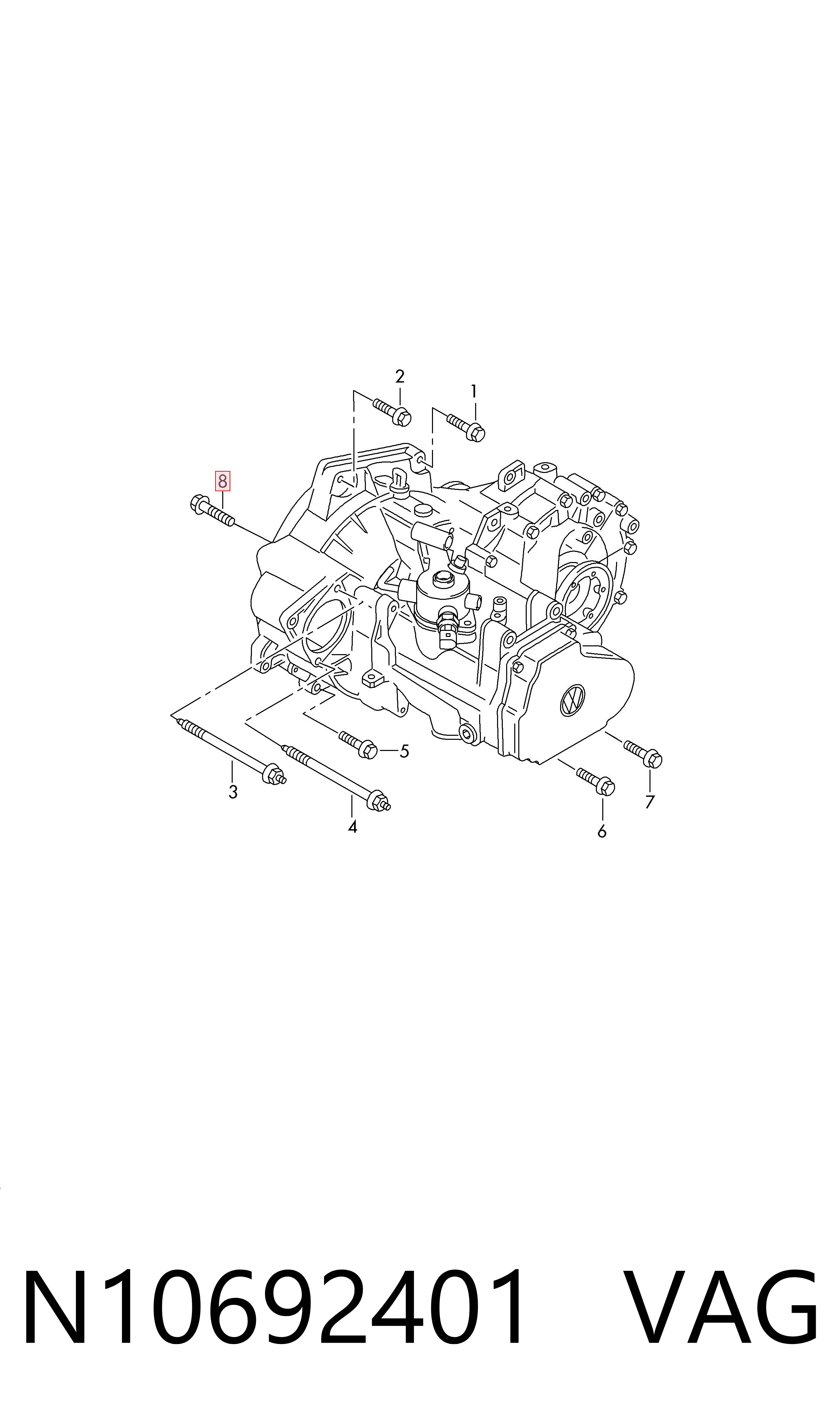  VAG N10692401 цена, от 4.57 USD