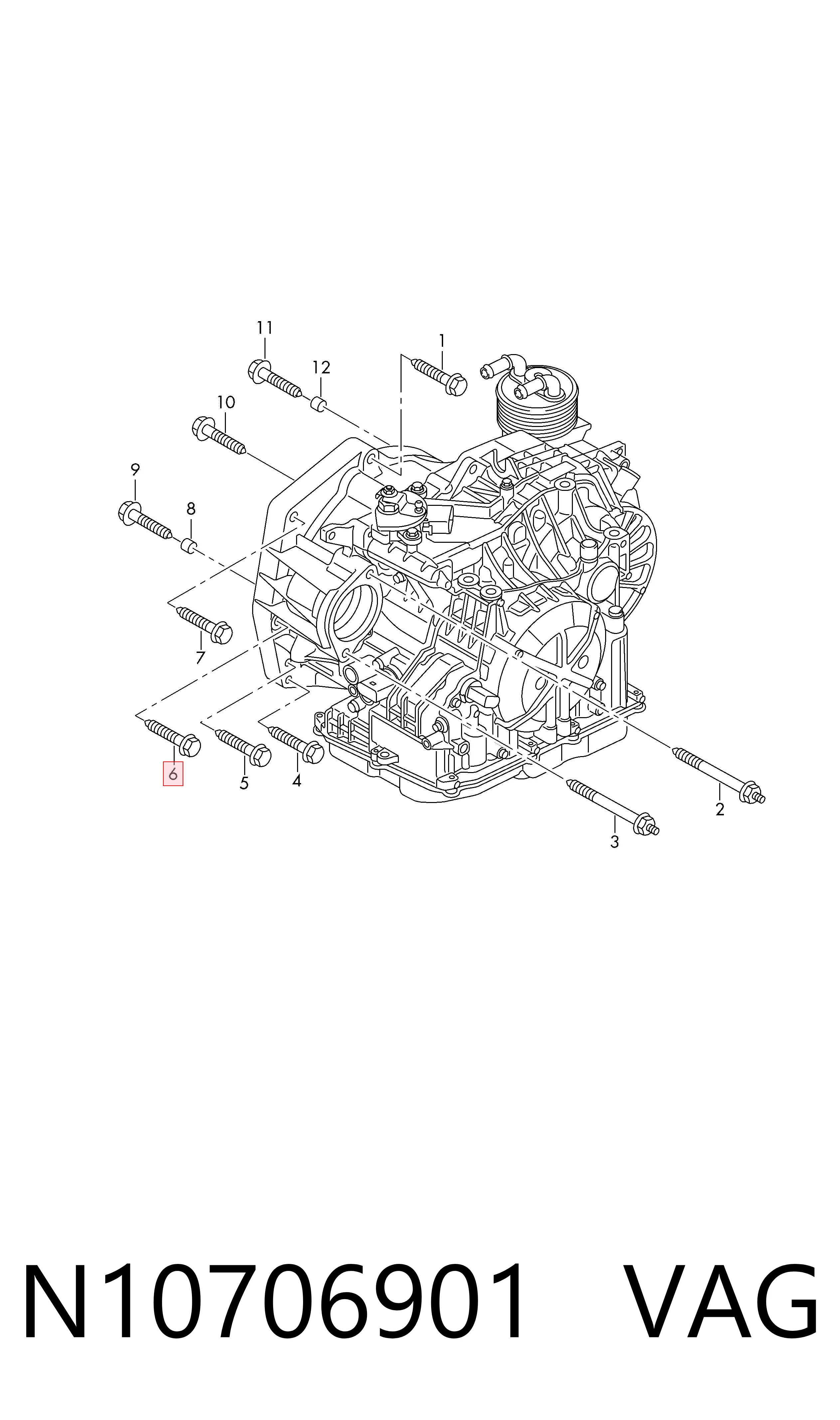 VAG N10706901 цена, от 2.78 USD