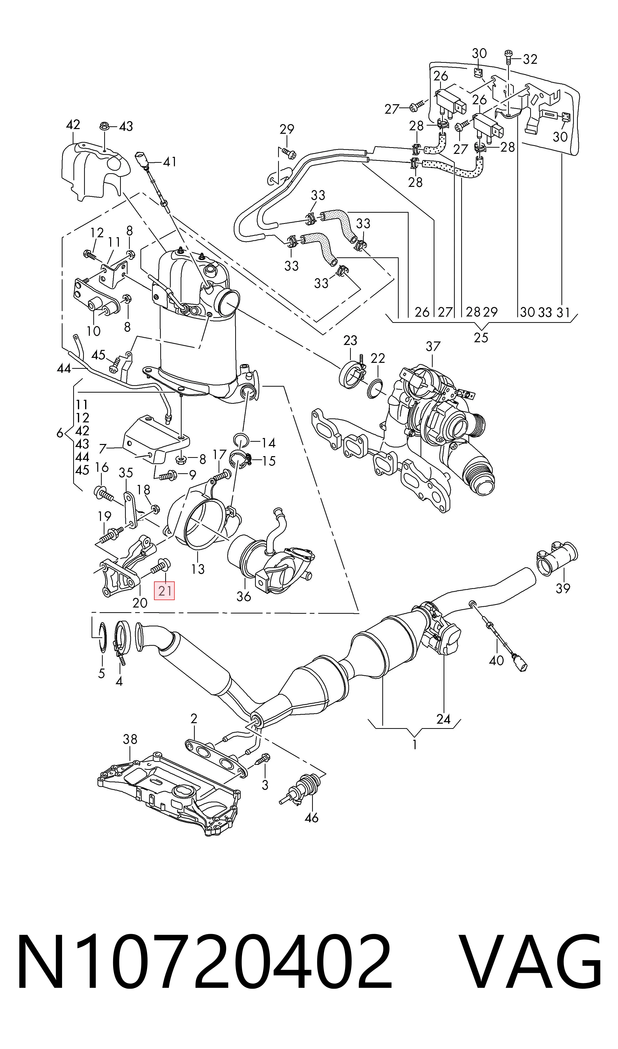  VAG N10720402 цена, от 3.17 USD
