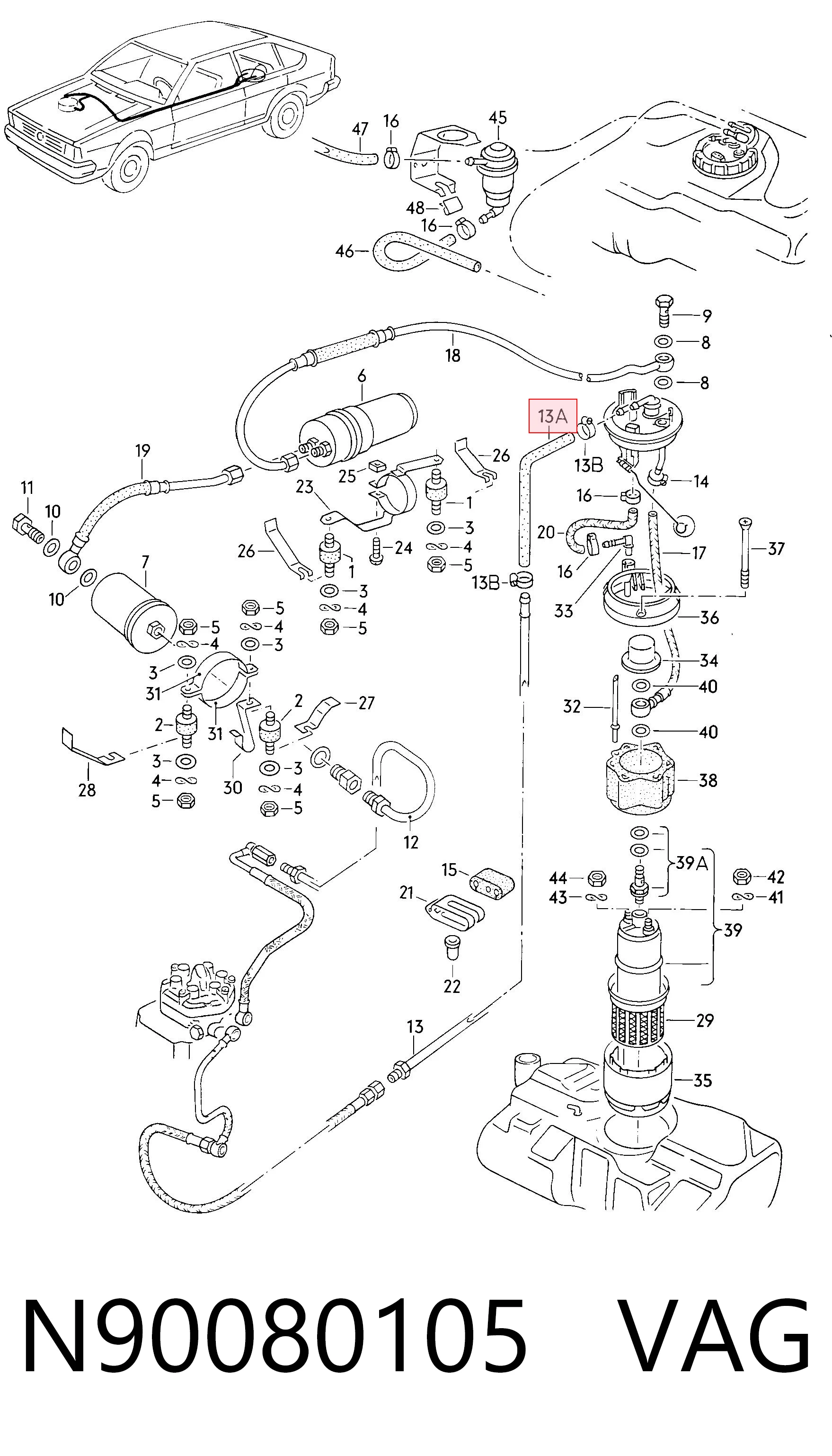 N90080105 VAG 