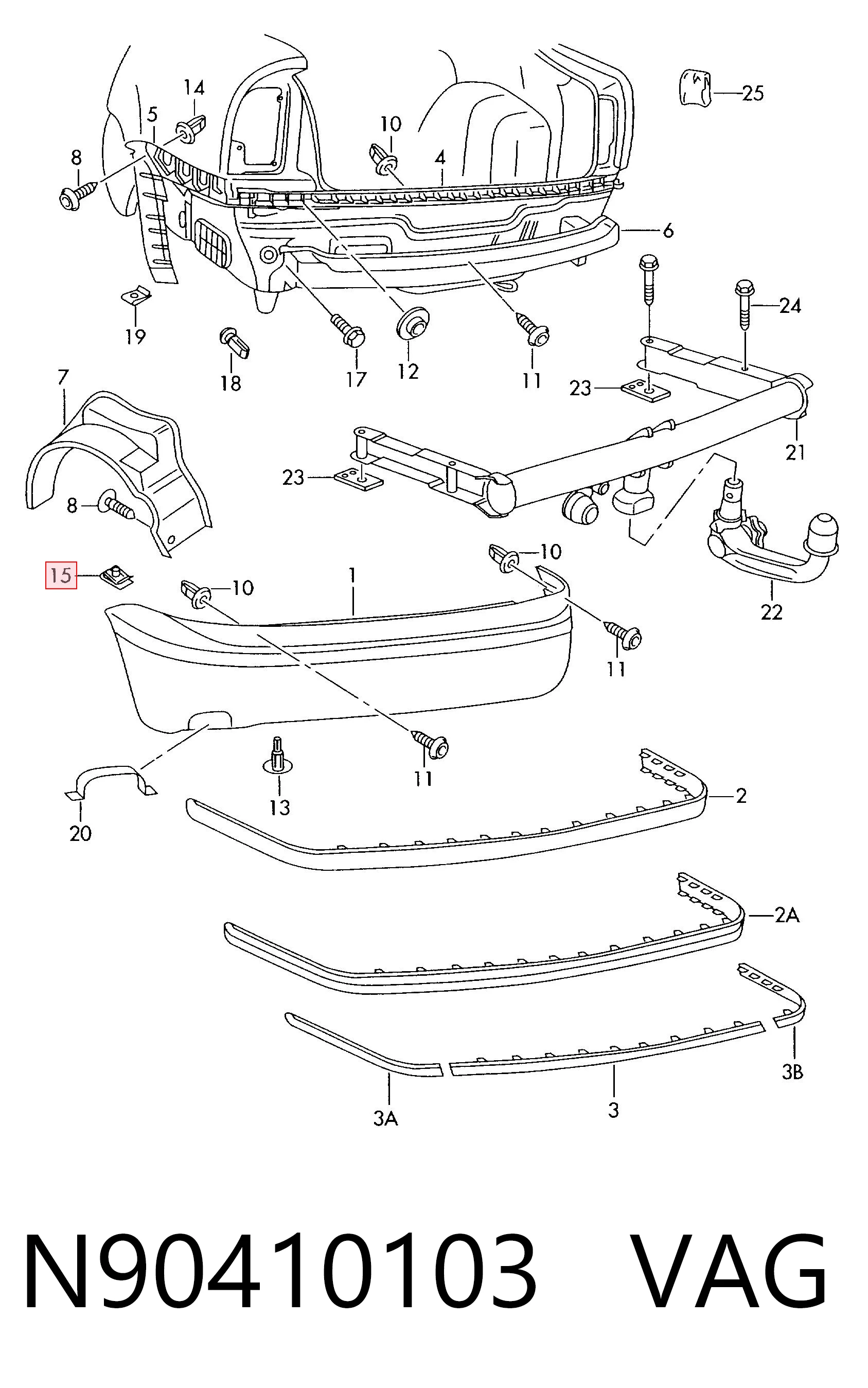  VAG N90410103 цена, от 0.57 USD