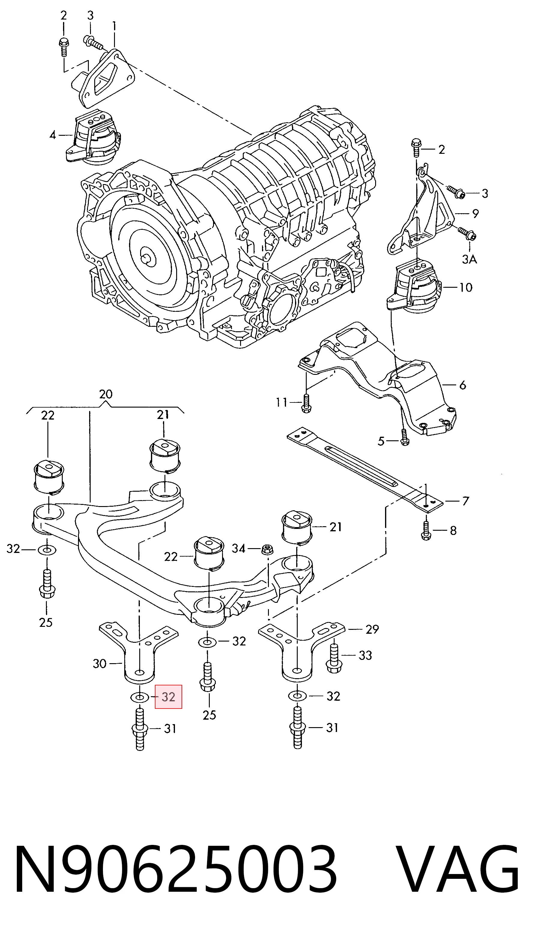 N90625003 VAG 