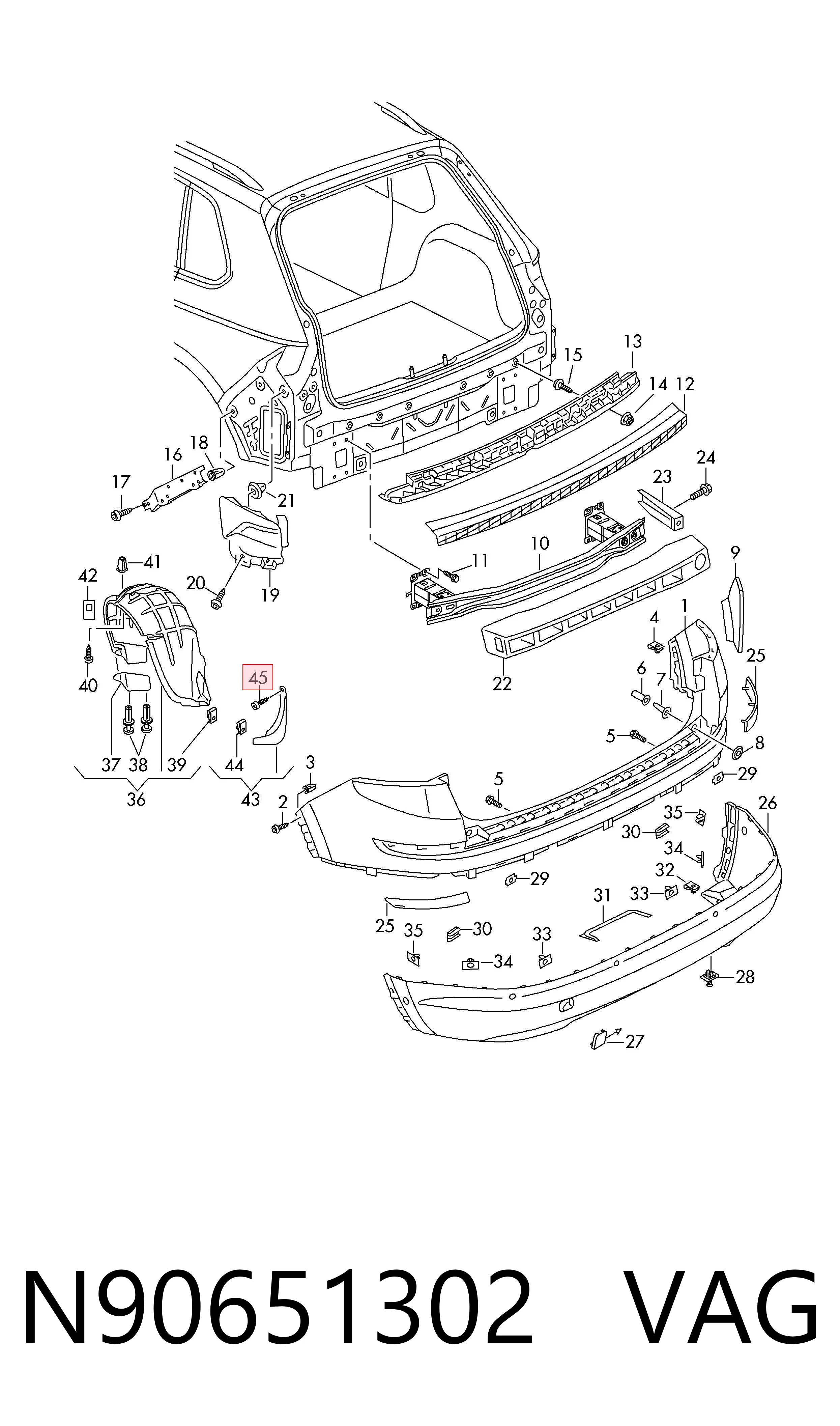  VAG N90651302 цена, от 0.63 USD