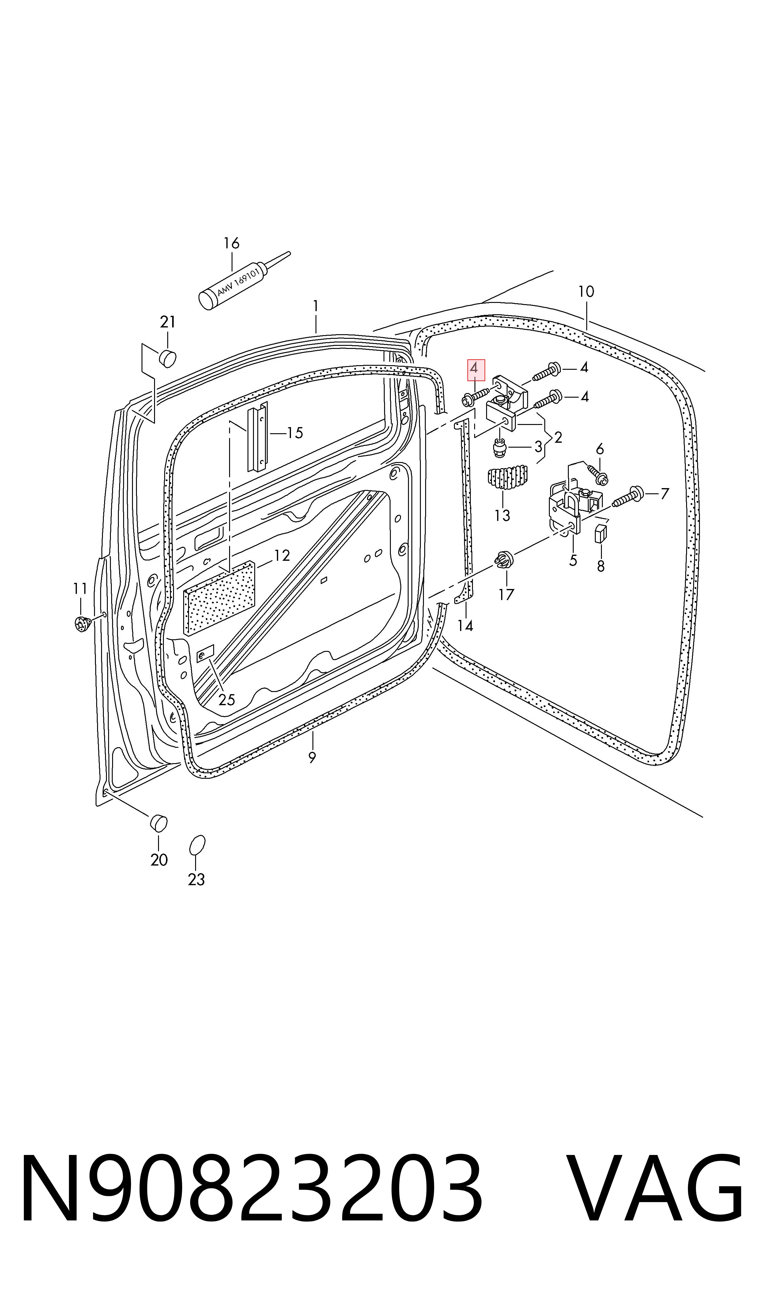 Болт крепления головки блока цилиндров на Seat Ibiza III 6L1