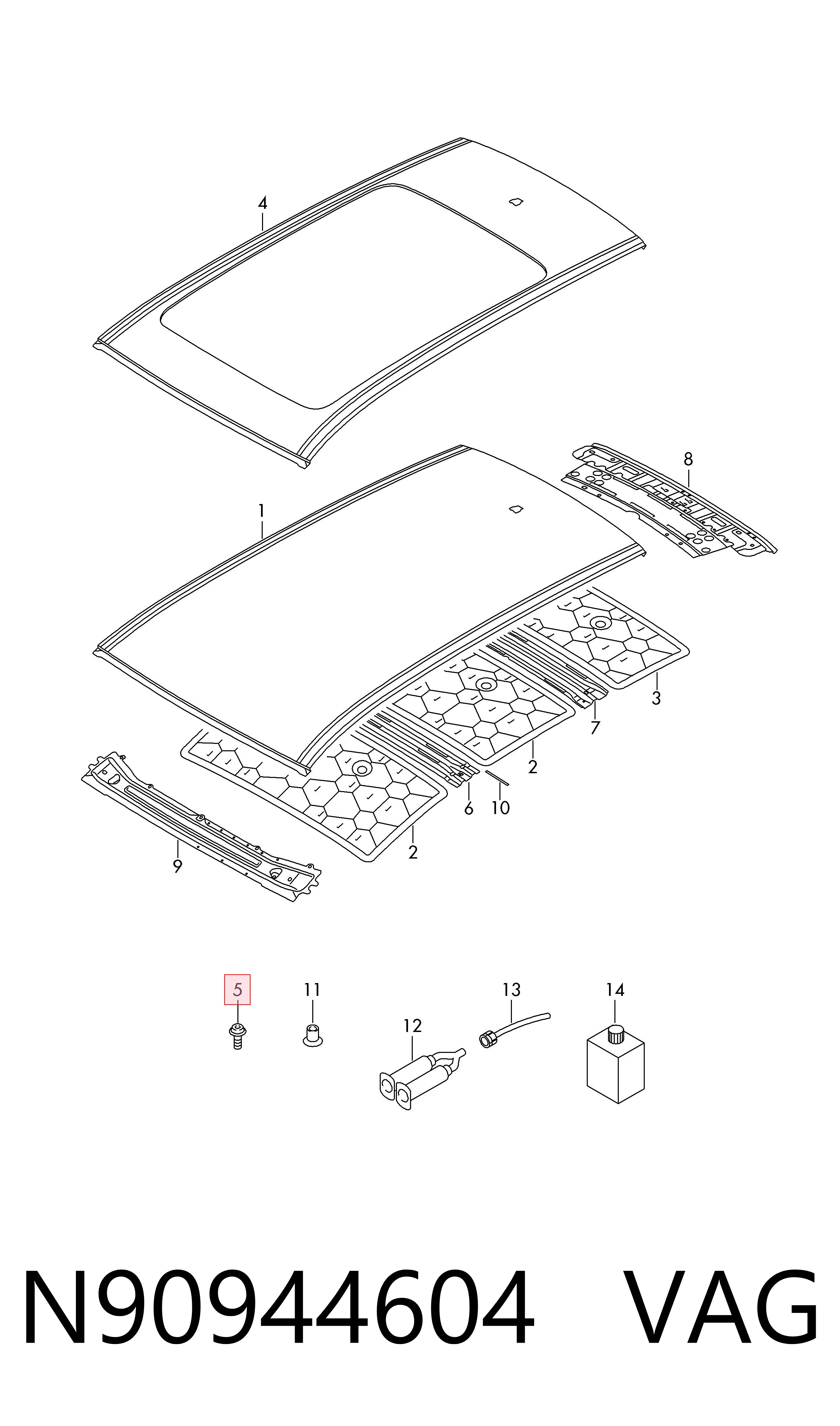  VAG N90944604 цена, от 0.84 USD