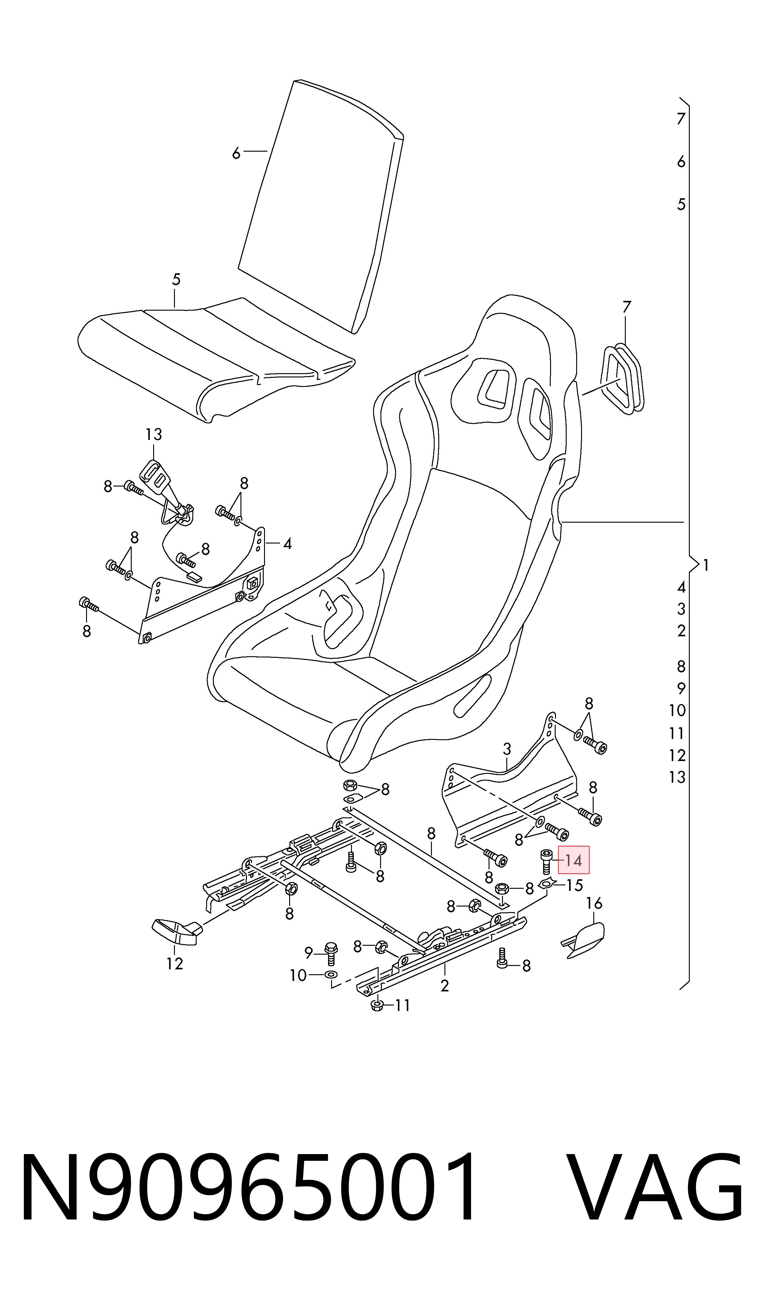 N90965001 VAG 