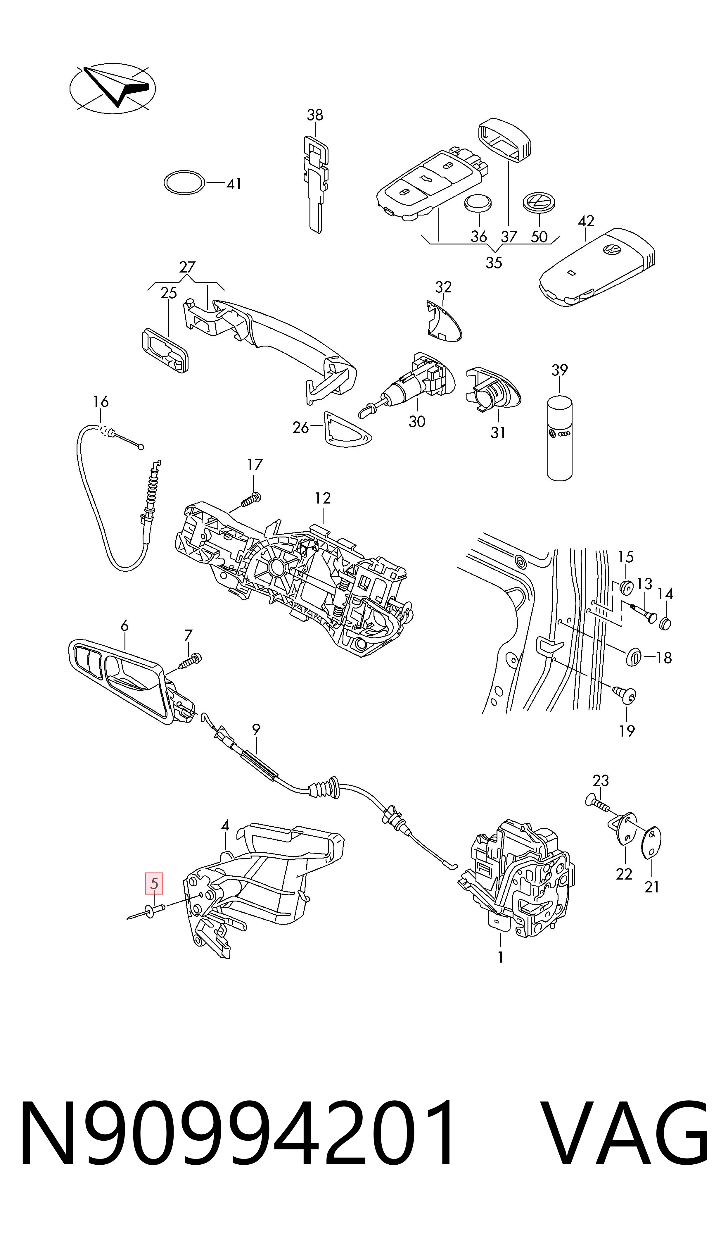  VAG N90994201 цена, от 0.95 USD