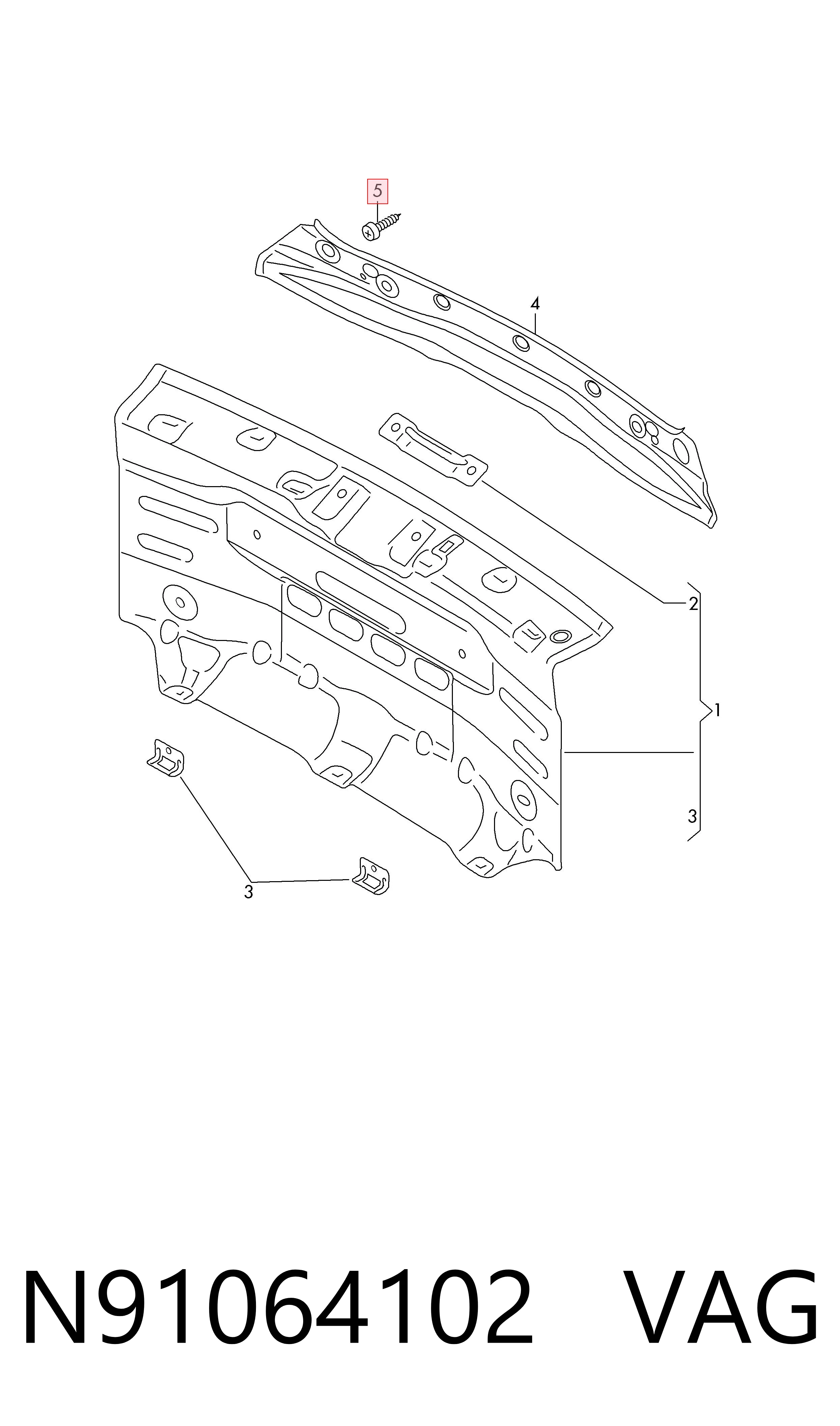  VAG N91064102 цена, от 0.94 USD
