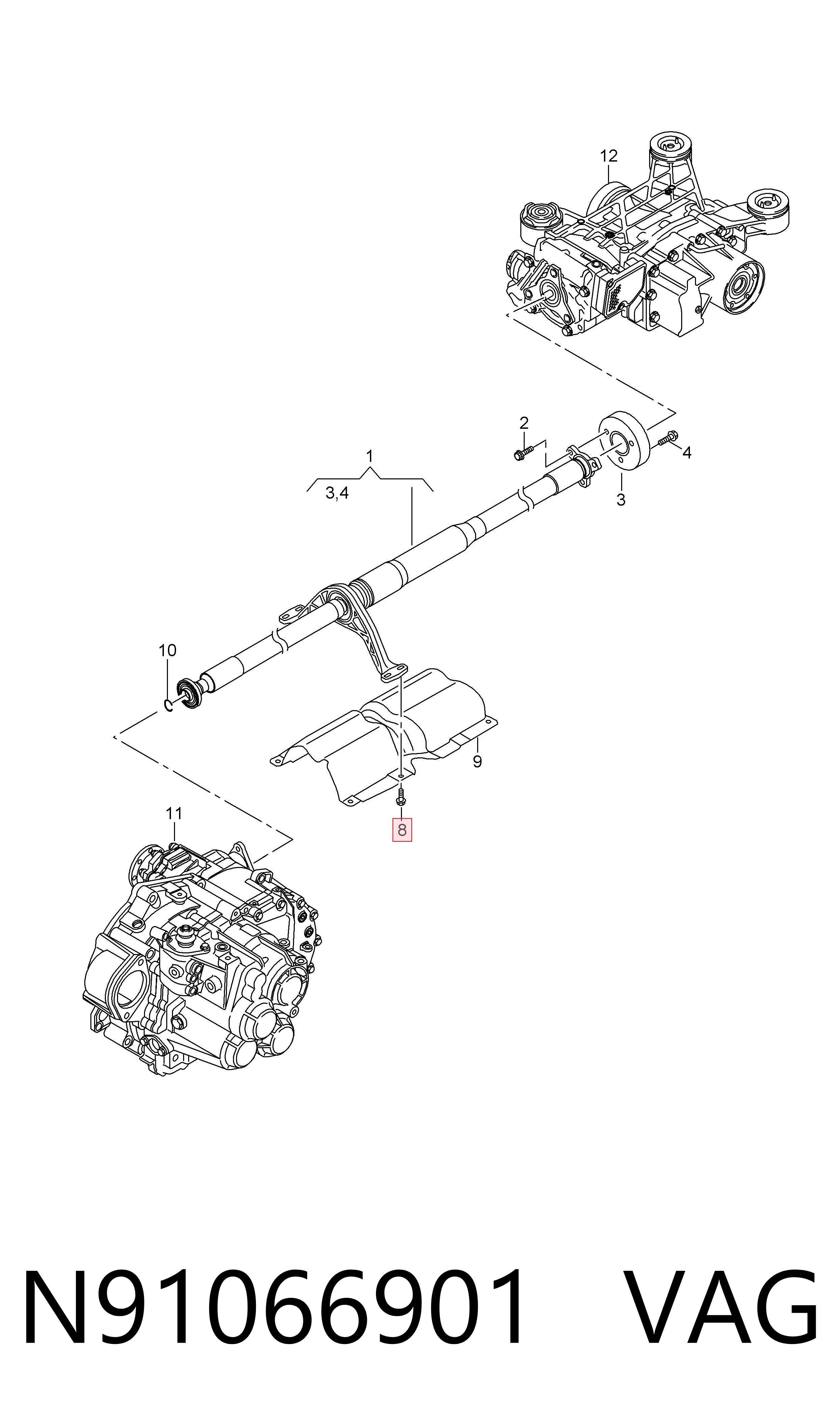  VAG N91066901 цена, от 2.60 USD