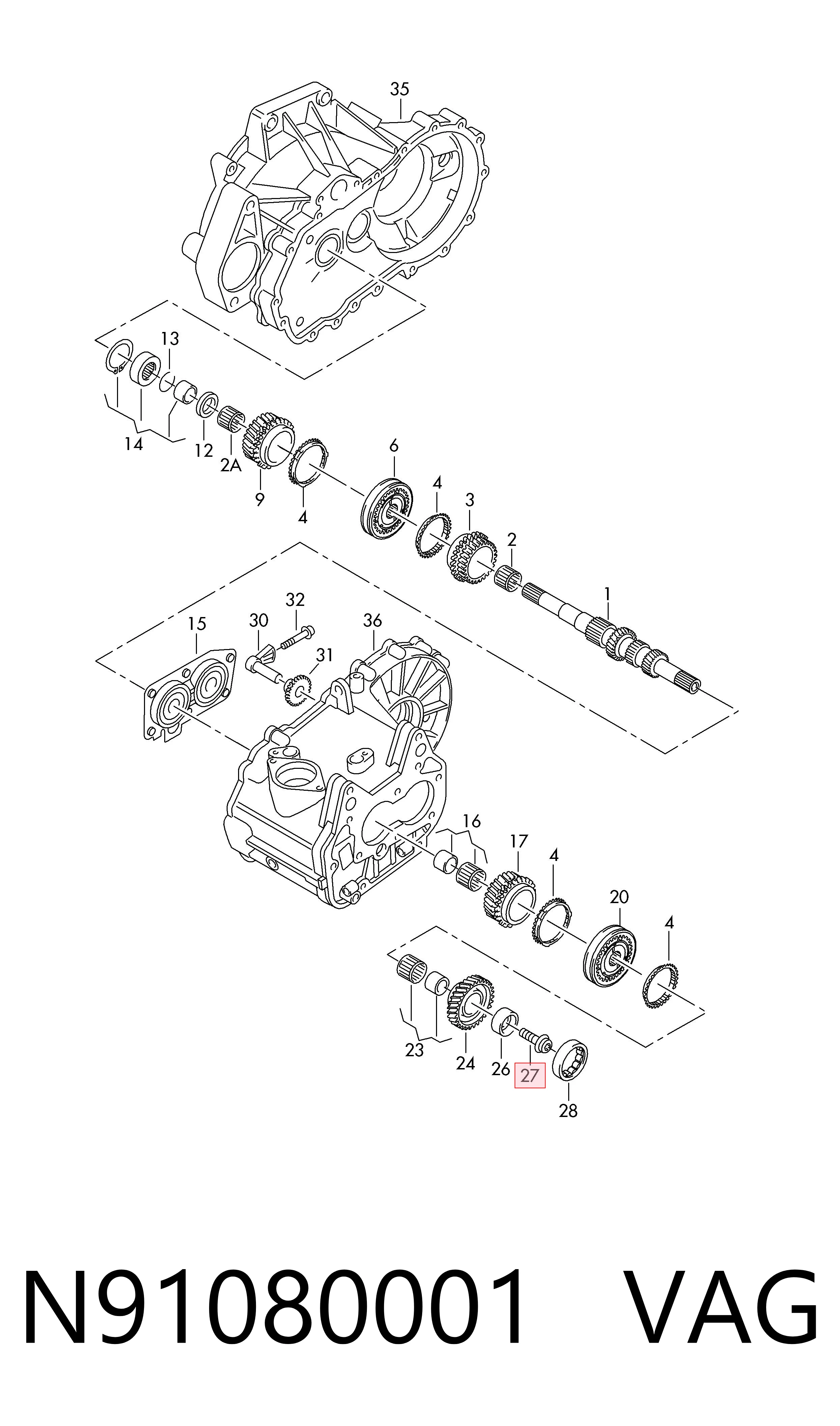  VAG N91080001 цена, от 3.84 USD