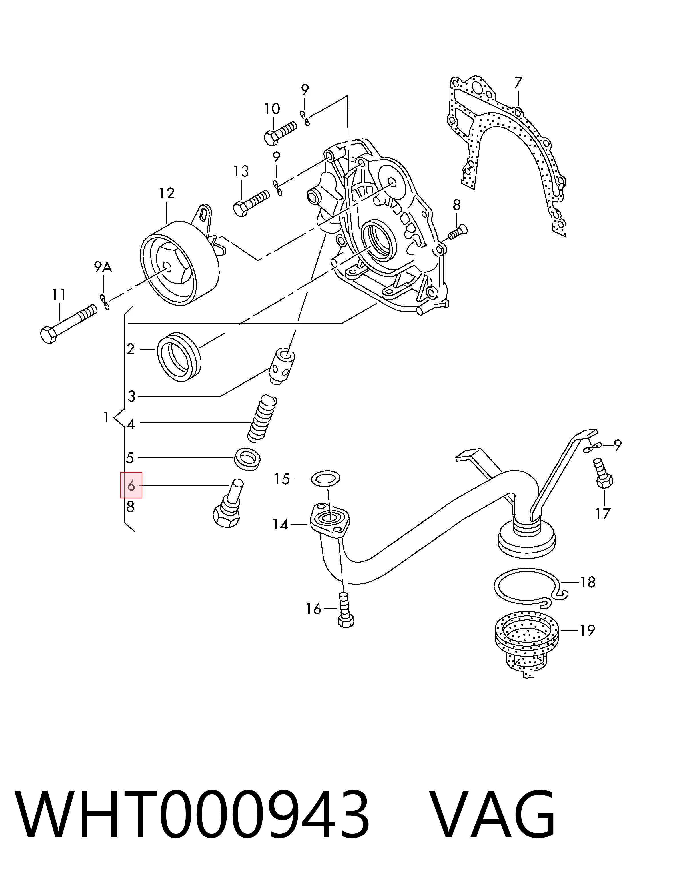  VAG WHT000943 цена, от 6.66 USD