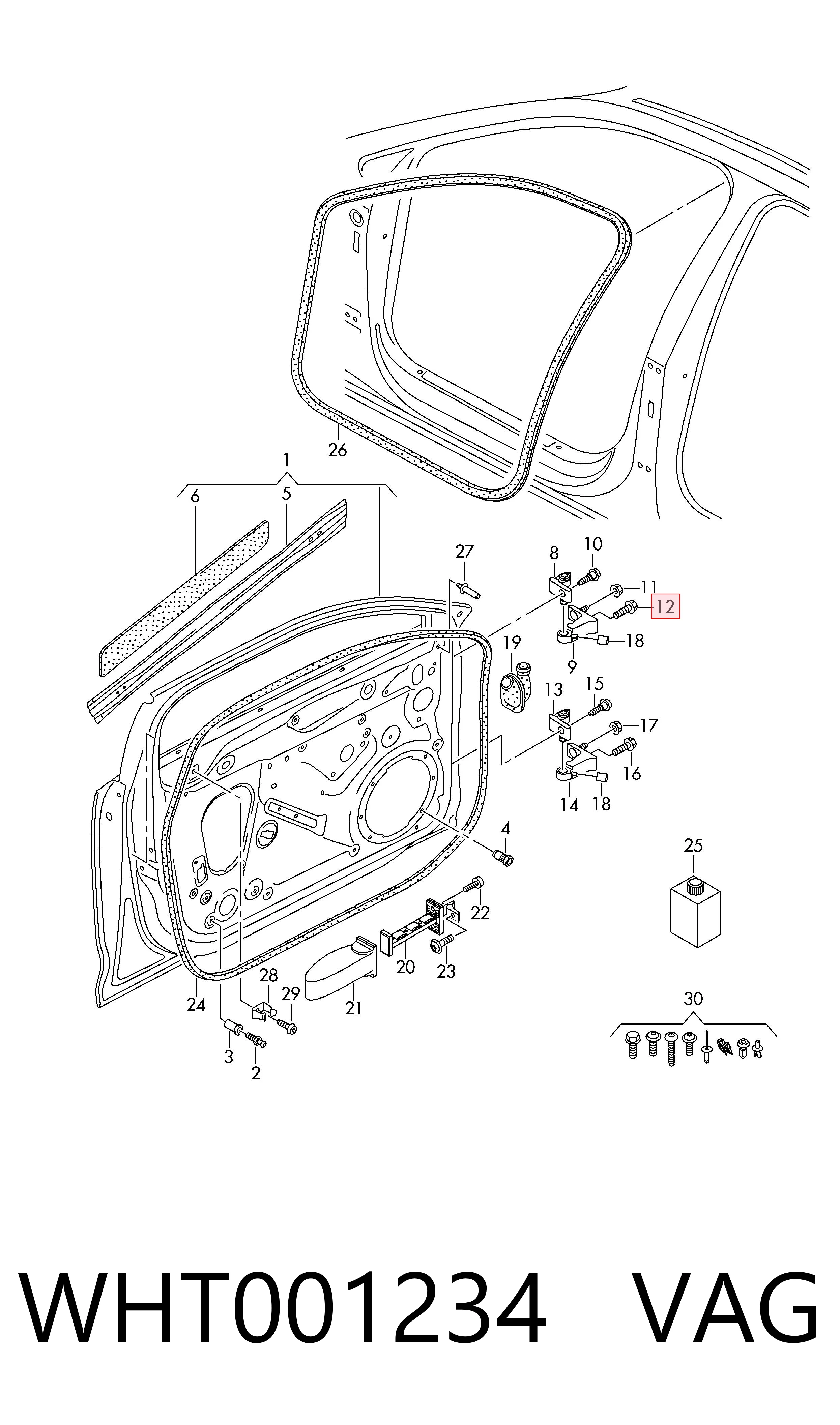  VAG WHT001234 цена, от 2.28 USD