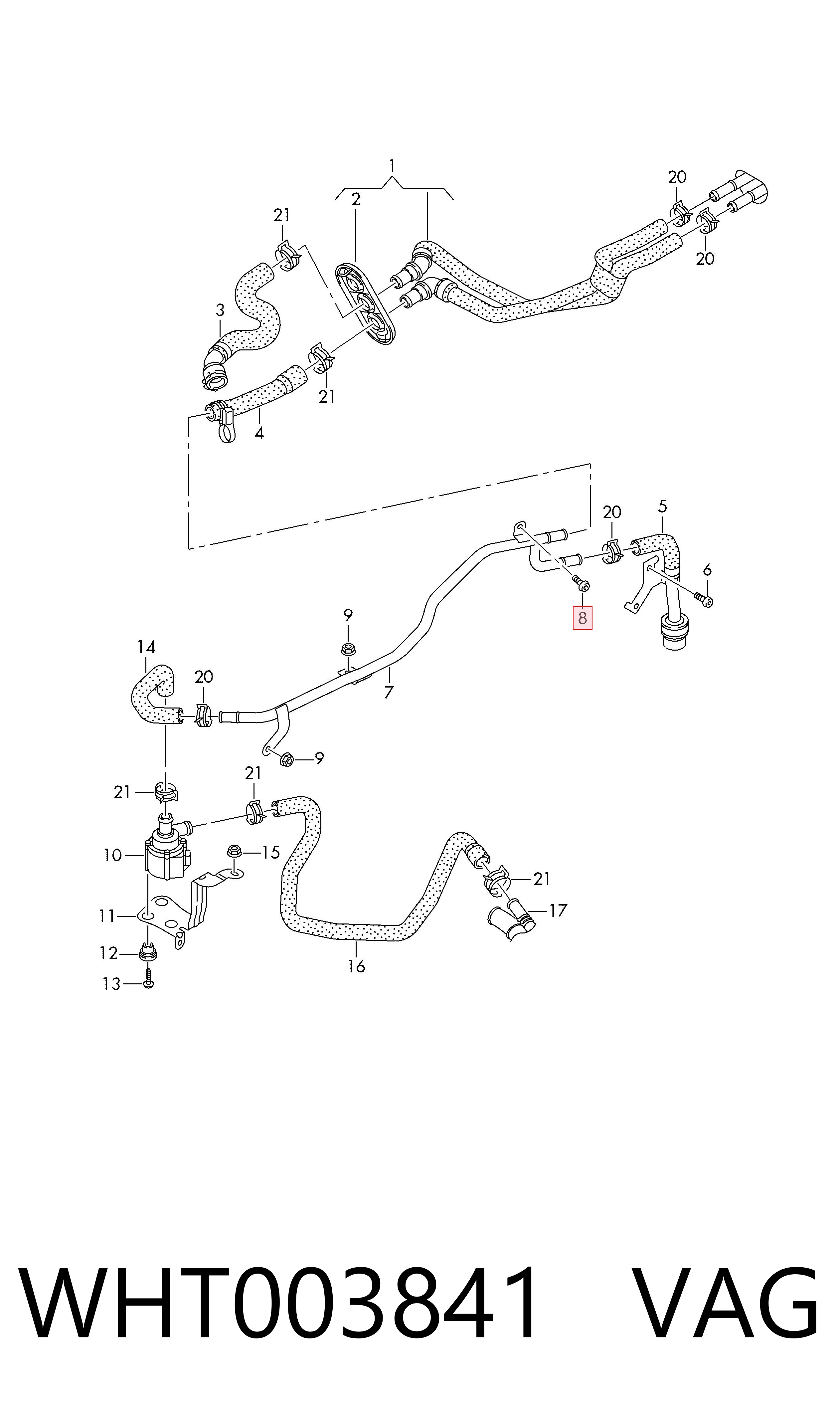  VAG WHT003841 цена, от 1.52 USD