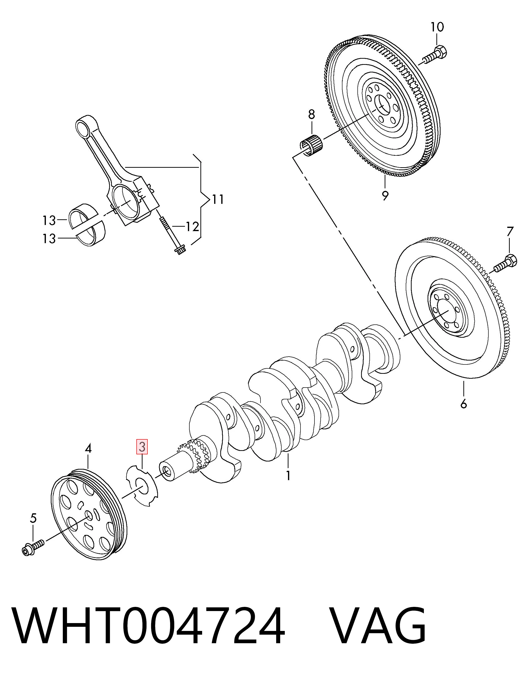  VAG WHT004724 цена, от 9.72 USD