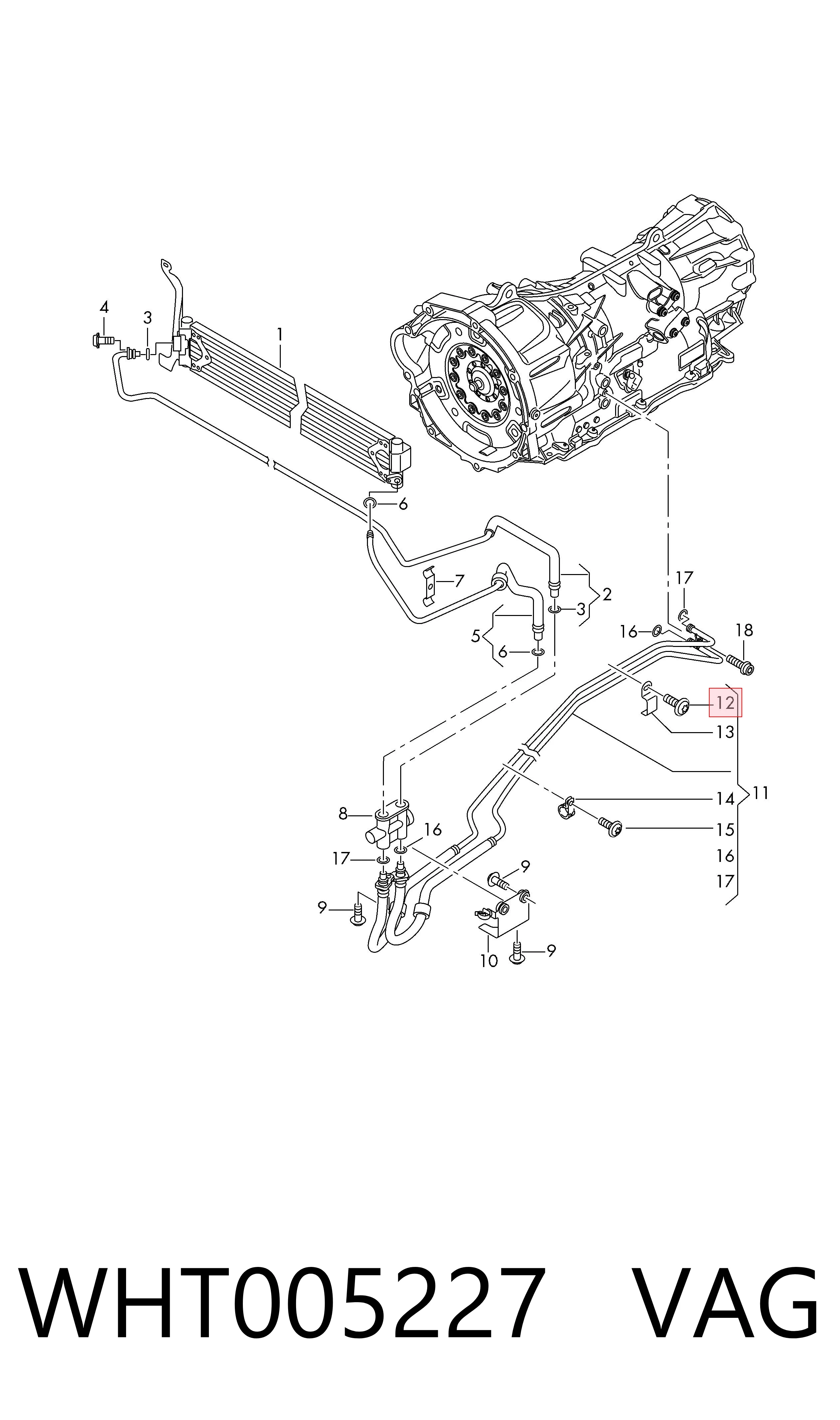 Болт VAG WHT005227 цена, от 0.95 USD