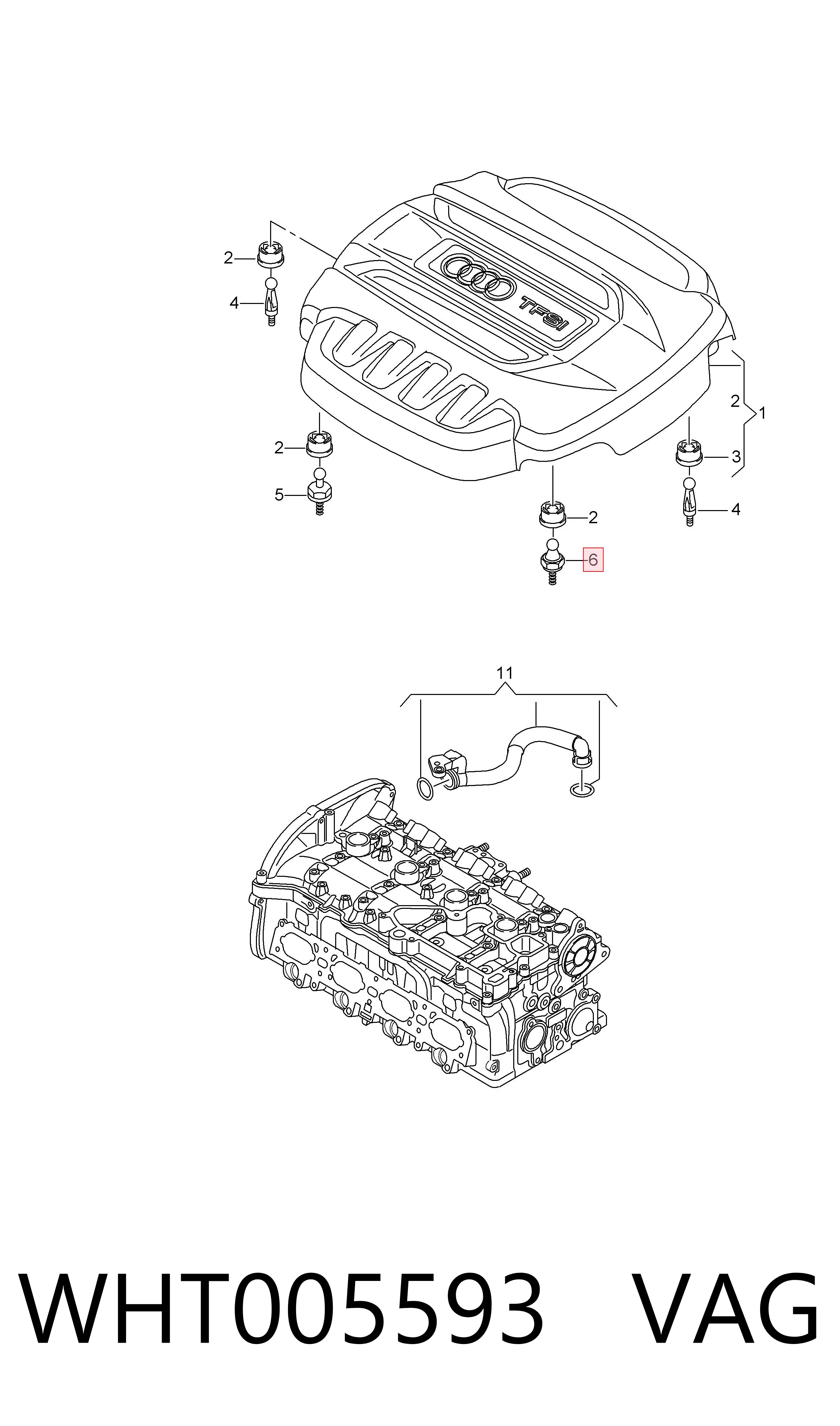  VAG WHT005593 цена, от 2.76 USD