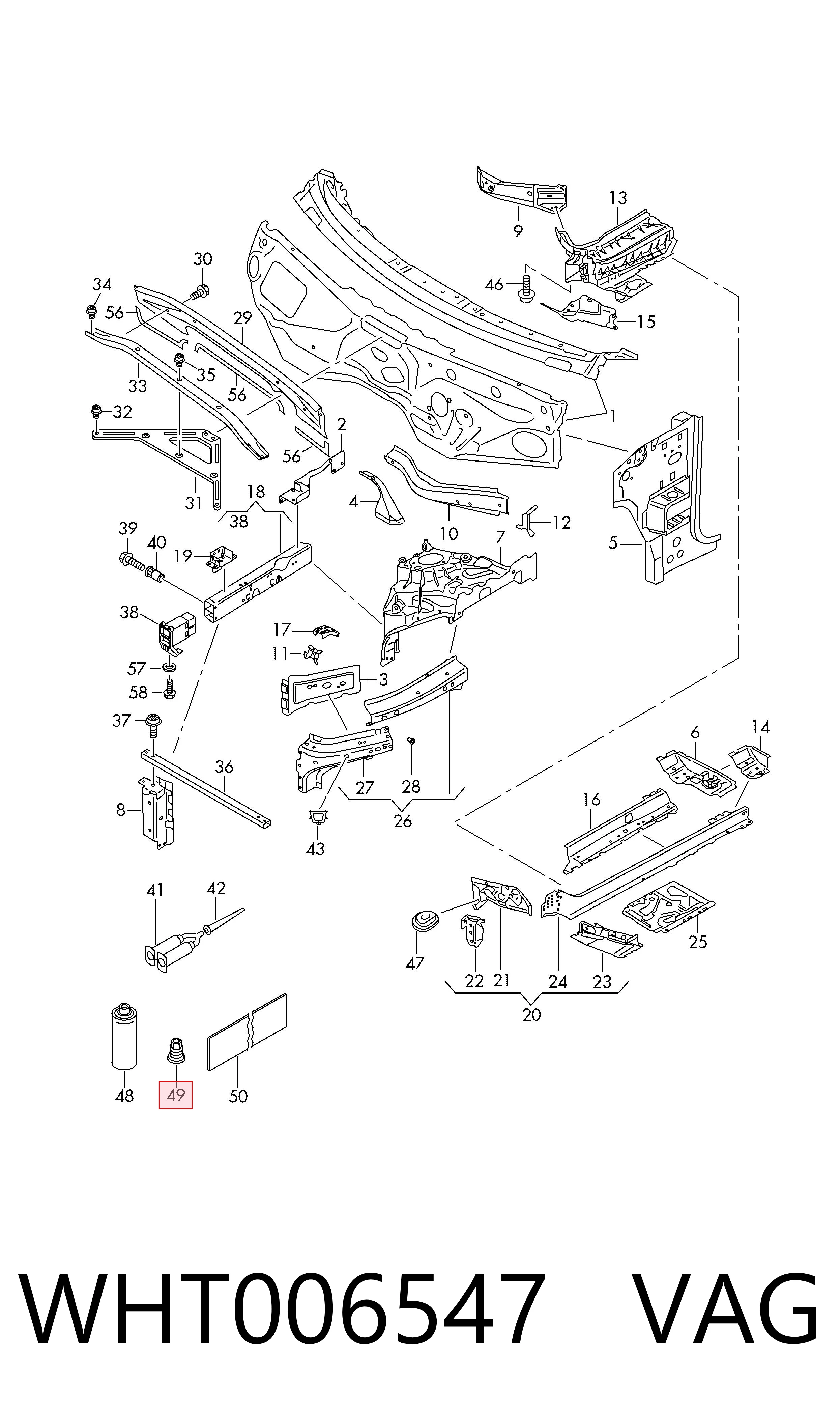  VAG WHT006547 цена, от 0.73 USD