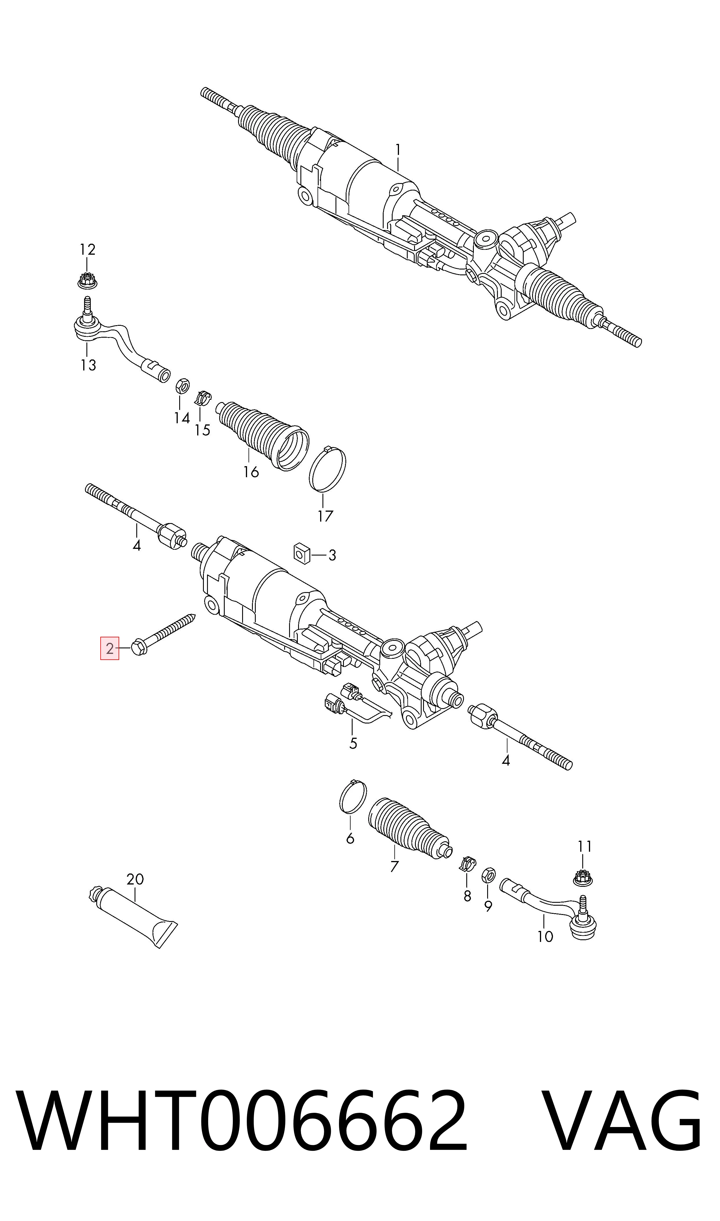 VAG WHT006662 цена, от 9.01 USD