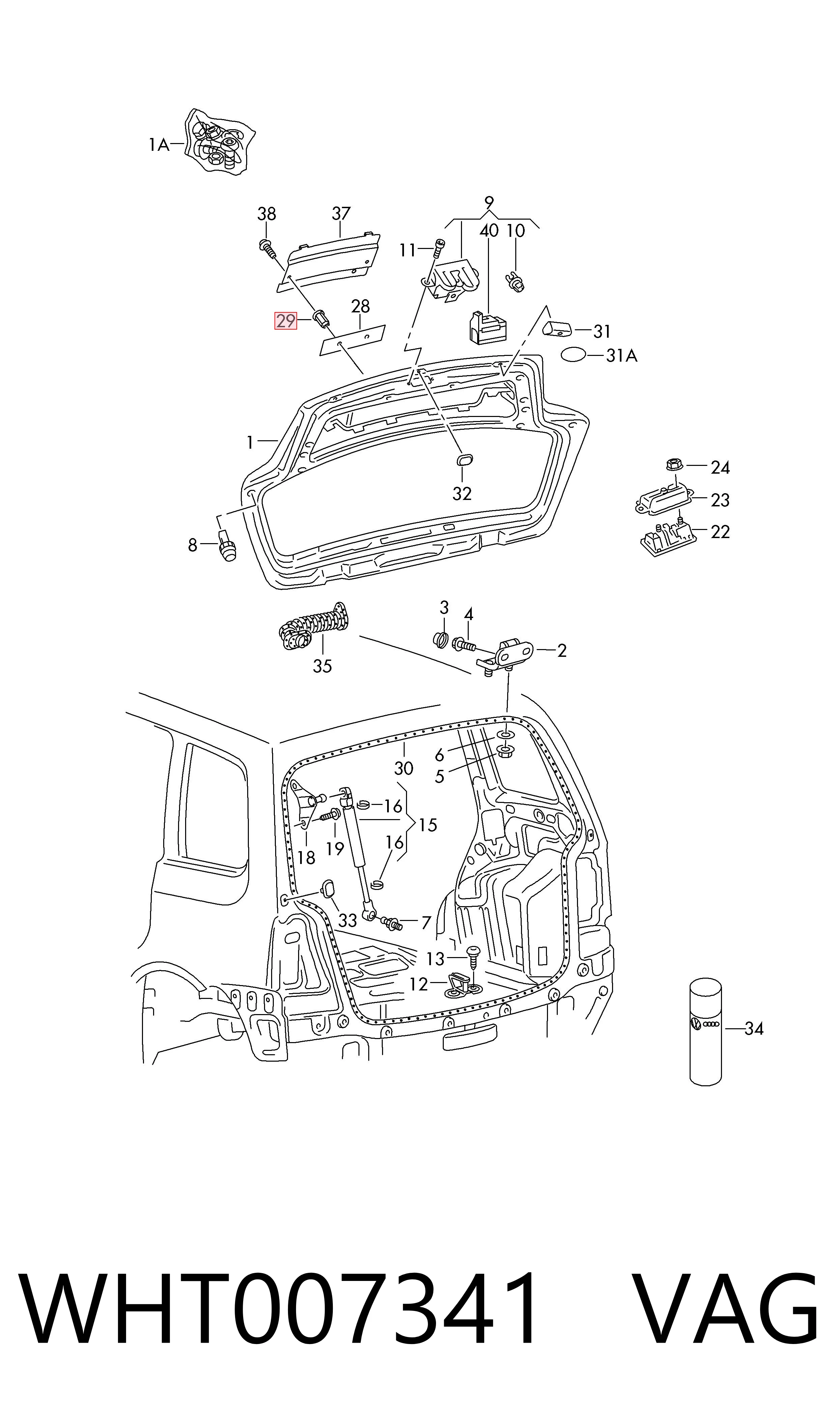  VAG WHT007341 цена, от 1.48 USD