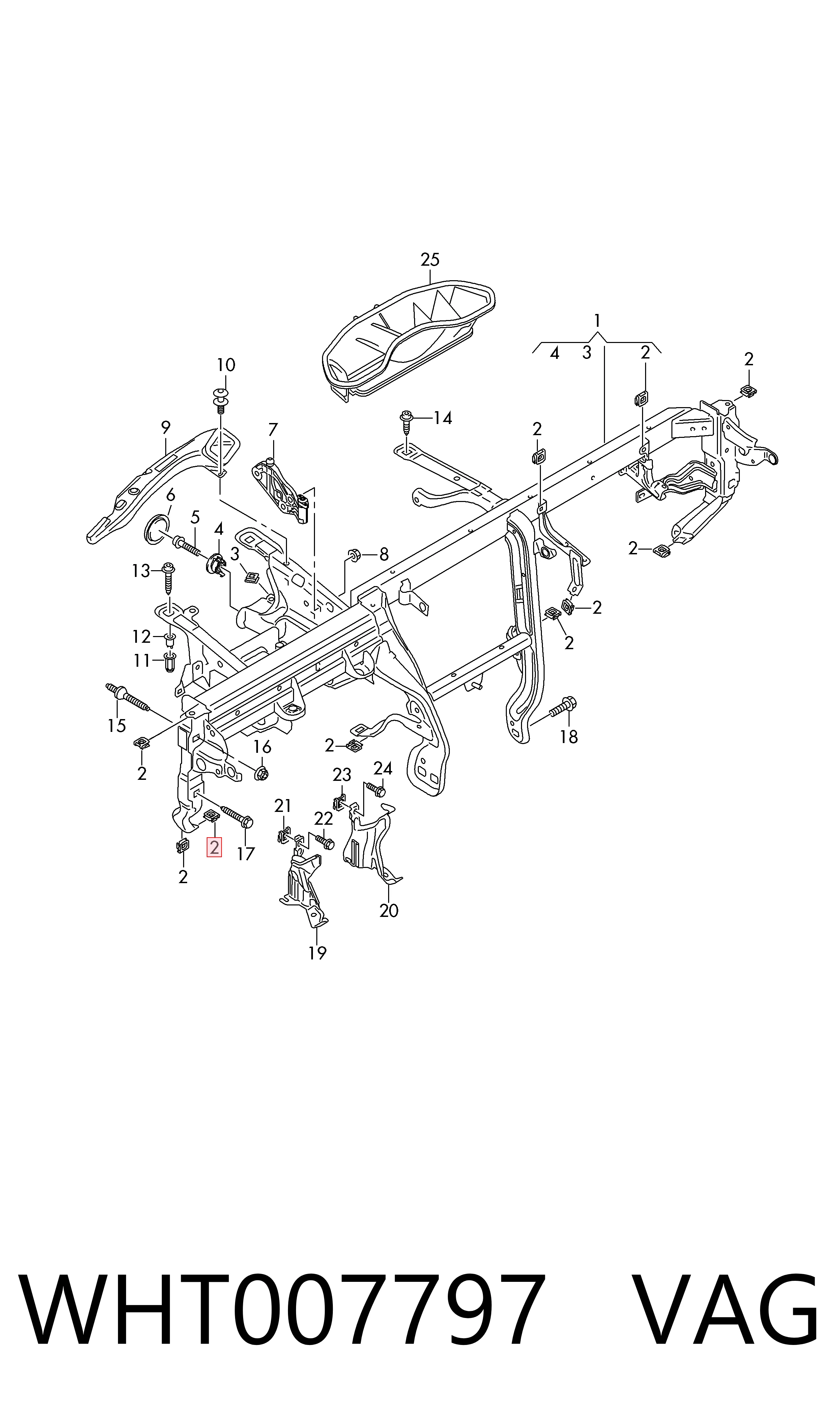  VAG WHT007797 цена, от 4.66 USD