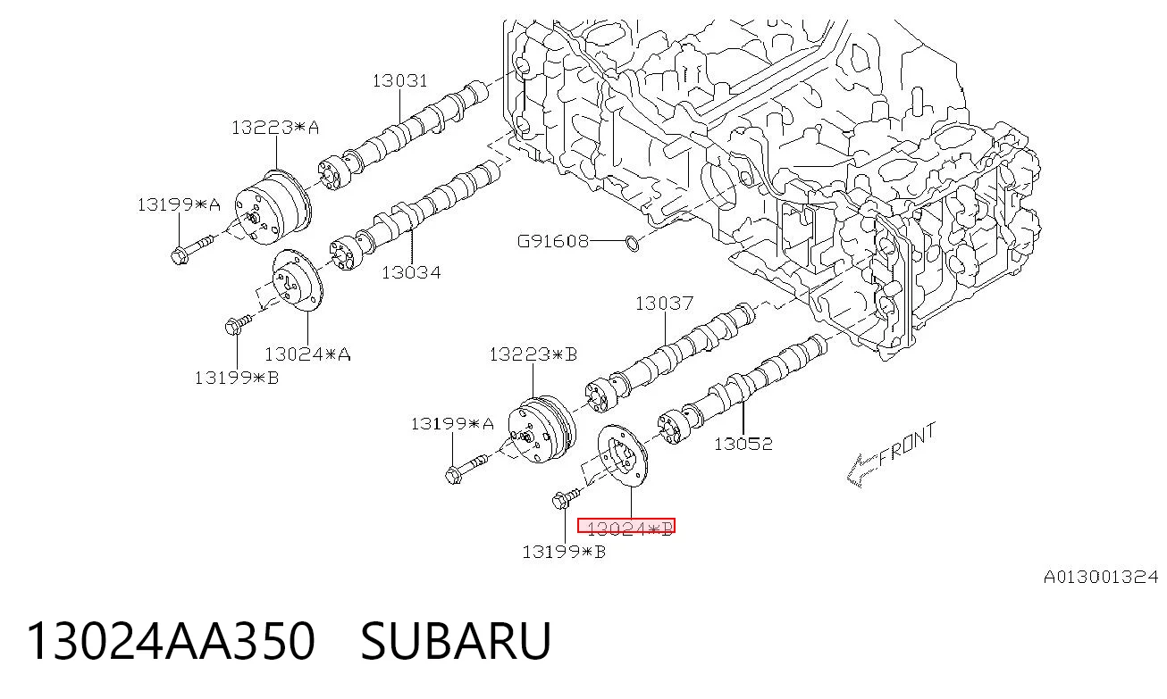 13024AA350 Subaru 