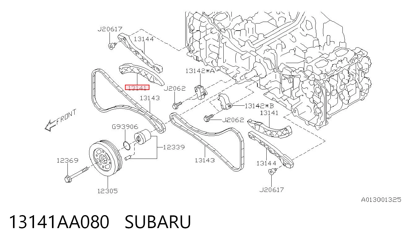 13141AA080 Subaru Башмаки цепи ГРМ